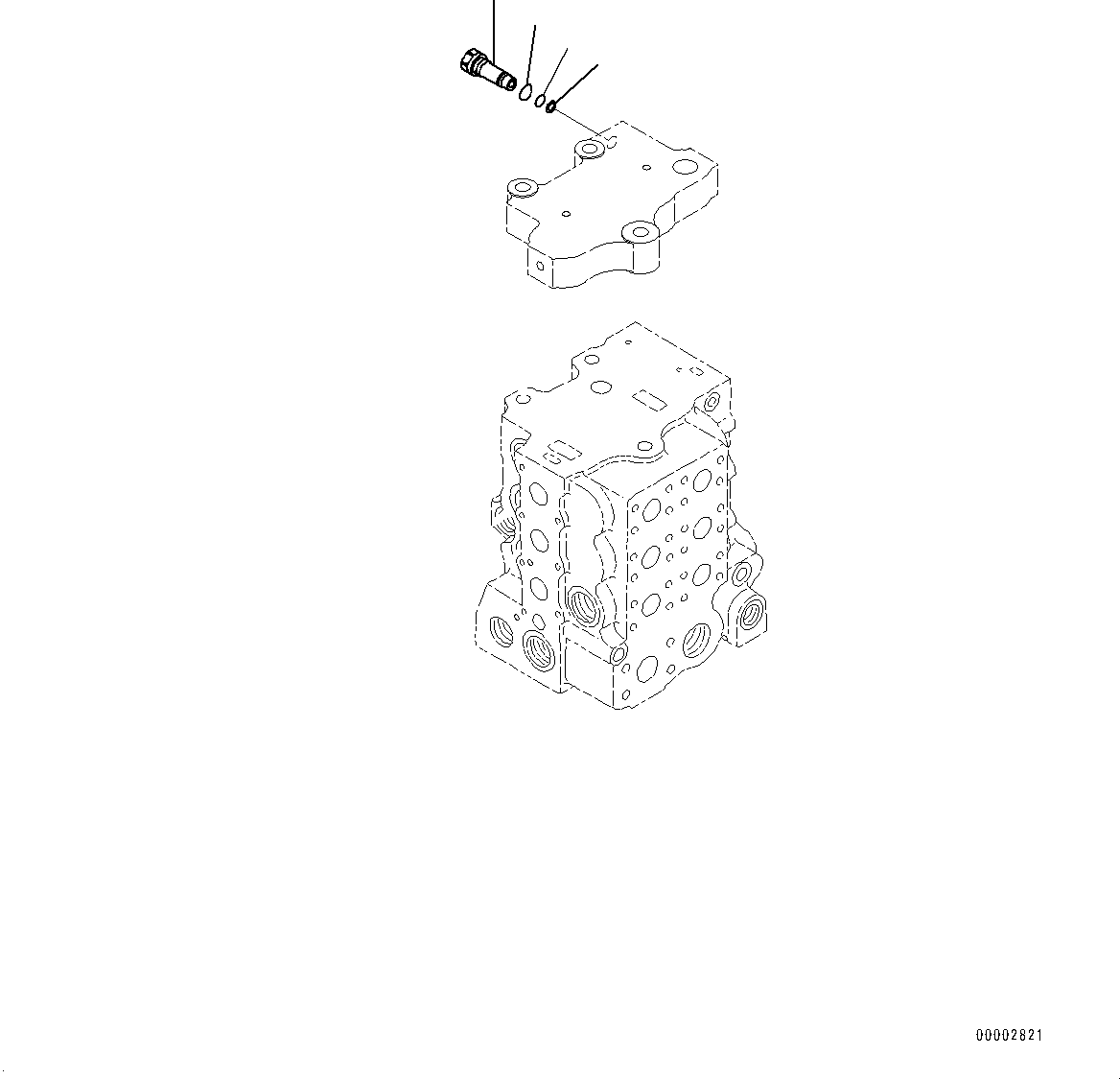 Bulldozers Komatsu / D85EX-15R S/N 20003-UP(0000345c) / Fender, Control Valve (7/9) (#20003-)(M015012 : M2210-055012)