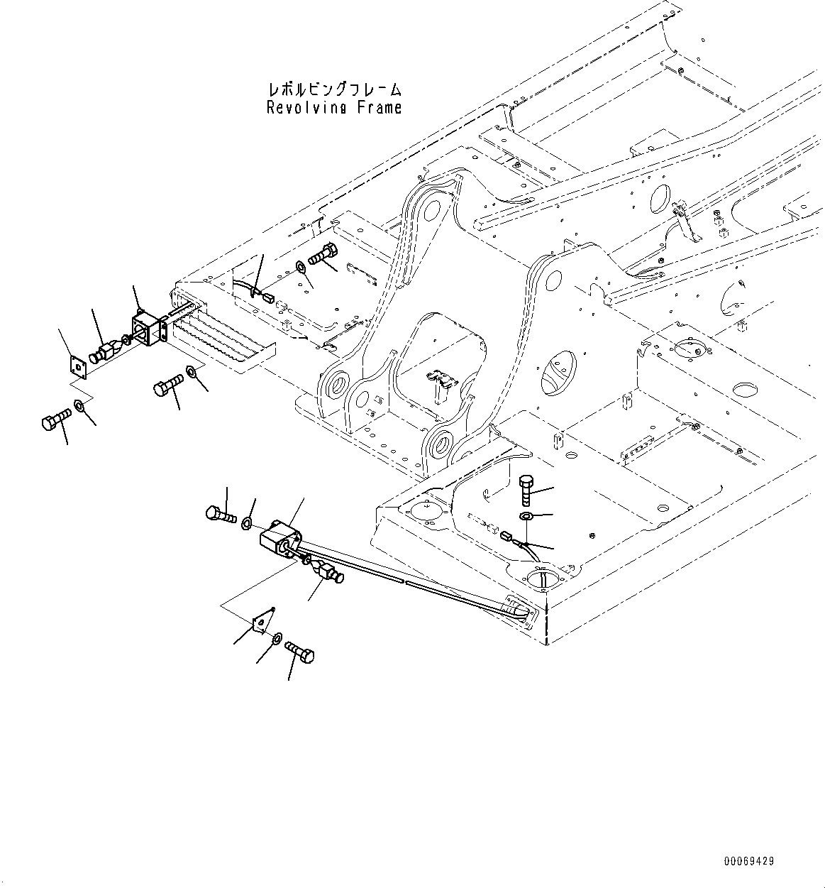 Excavators Komatsu / PC200-8 S/N 350001-UP(0000367C) / Electric Wiring Harness, Emergency Switch (#350001-)(E006006 : E0200-006006)