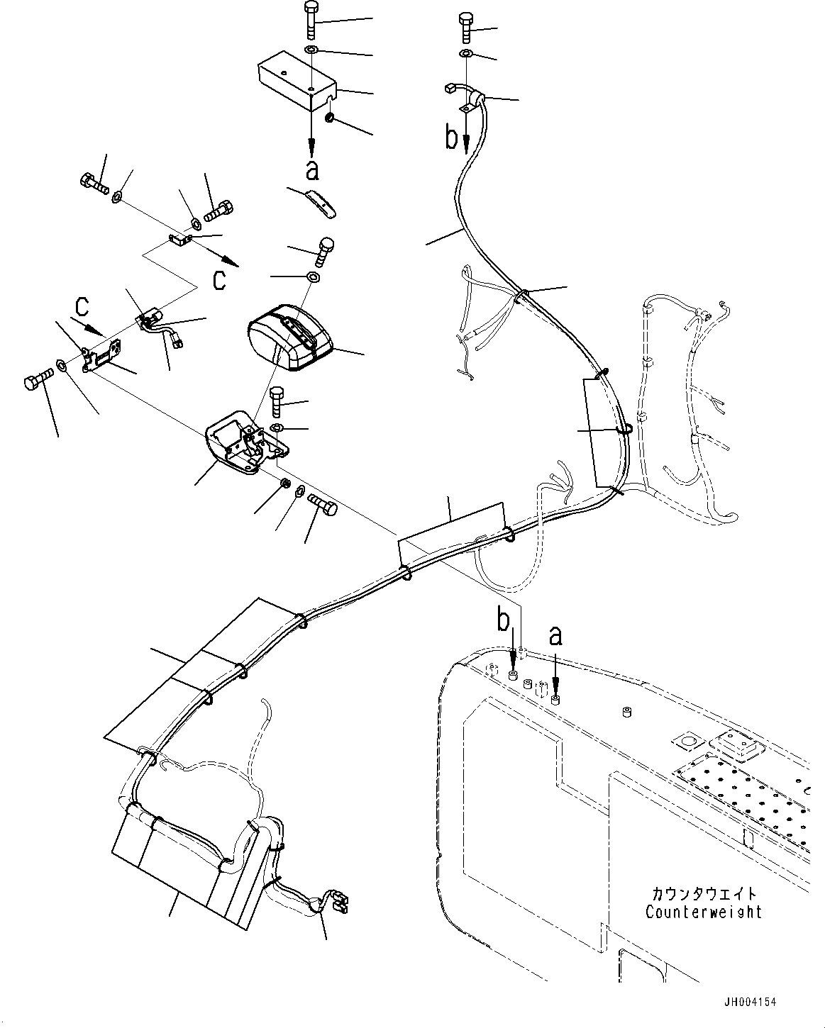 Excavators Komatsu / PC200-8 S/N 350001-UP(0000367C) / Rearview Mirror, Camera No.2 (#350001-)(E020002 : E0450-014002)