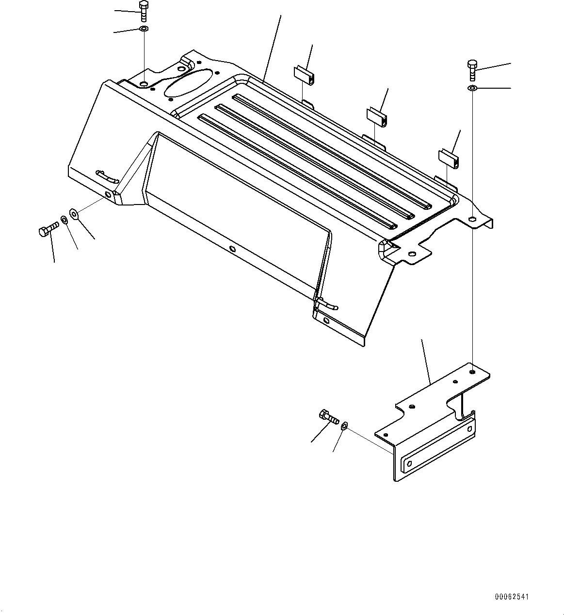 Excavators Komatsu / PC200-8 S/N 350001-UP(0000367C) / Cab, Cab In Parts, Air Duct (#350001-)(K032023 : K1110-133018)