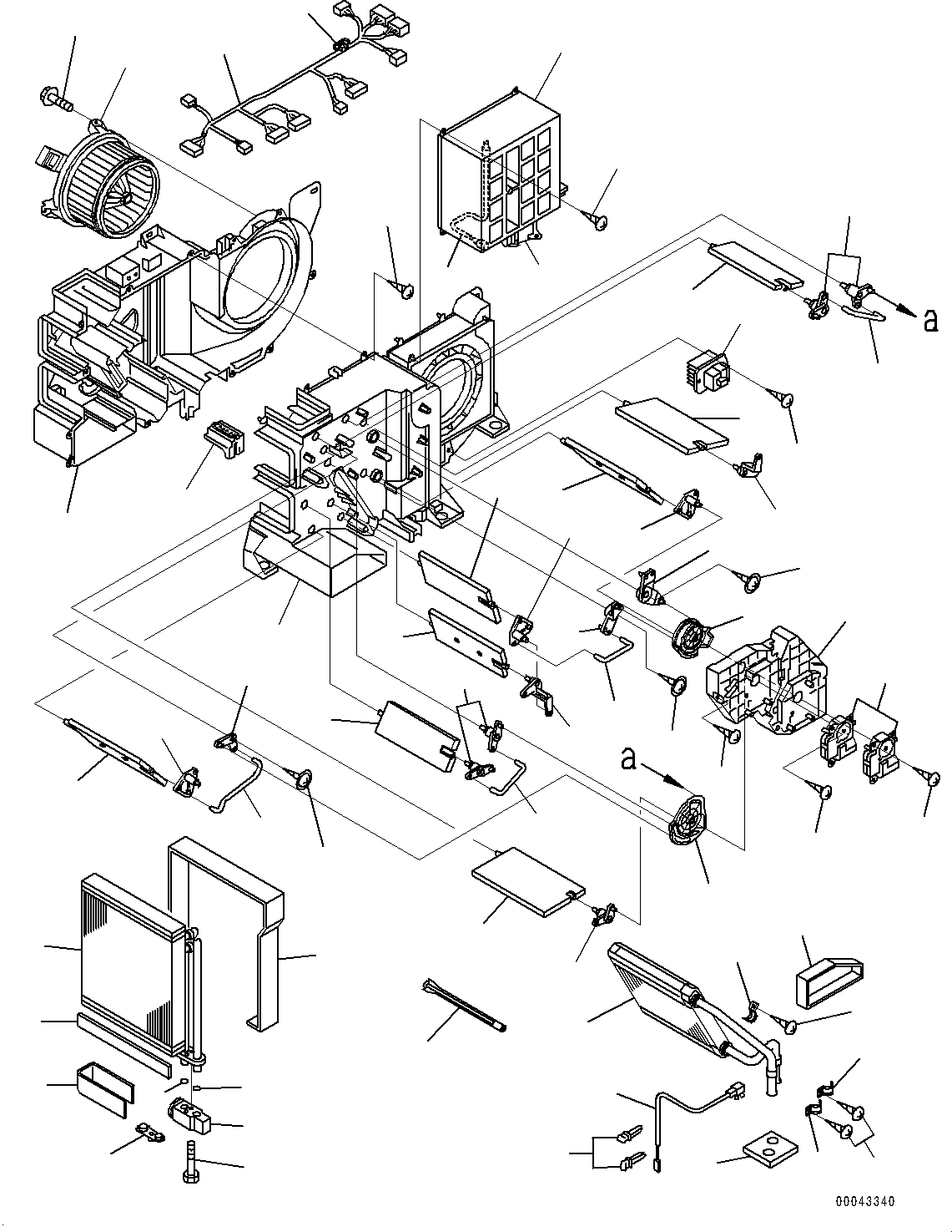 Excavators Komatsu / PC200-8 S/N 350001-UP(0000367C) / Cab, Floor, PPC Piping for Travel Valve (#350001-)(K032055 : K1110-133049)
