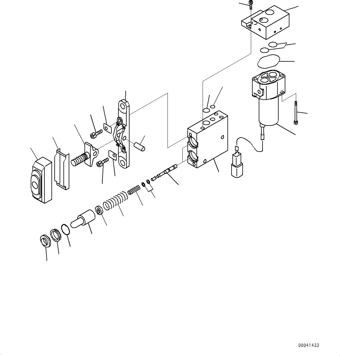 Excavators Komatsu / PC200-8 S/N 350001-UP(0000367C) / Cab, Floor, PPC Valve for 1-attachment (#350001-)(K059028 : K1110-210029)