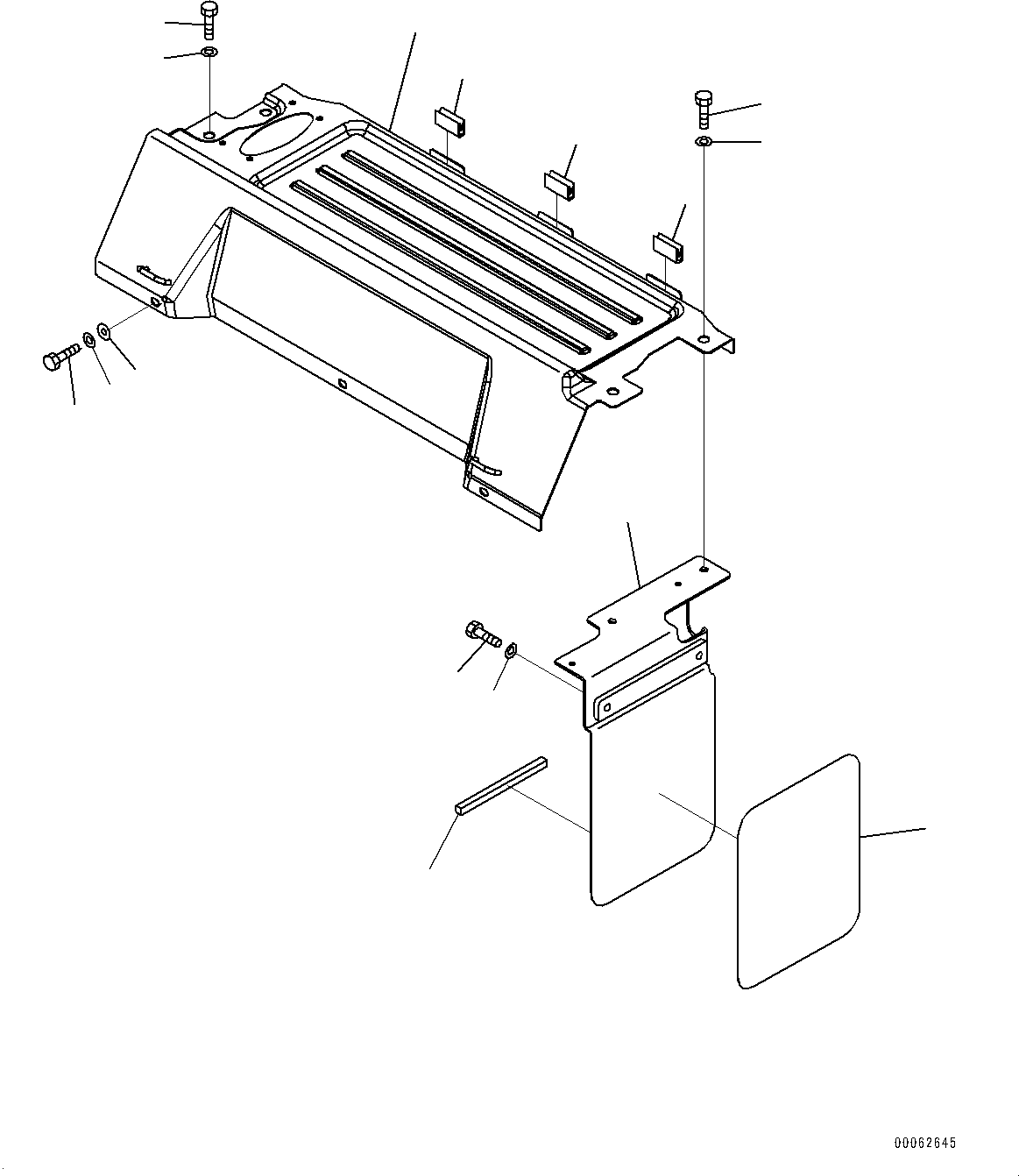 Excavators Komatsu / PC200-8 S/N 350001-UP(0000367C) / Cab, Cab In Parts, Air Duct (#350001-)(K039023 : K1110-141018)