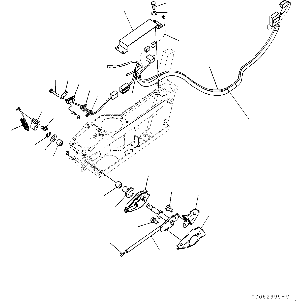 Excavators Komatsu / PC200-8 S/N 350001-UP(0000367C) / Cab, Floor, PPC Lock Lever and Radio (#350001-)(K058045 : K1110-180039)