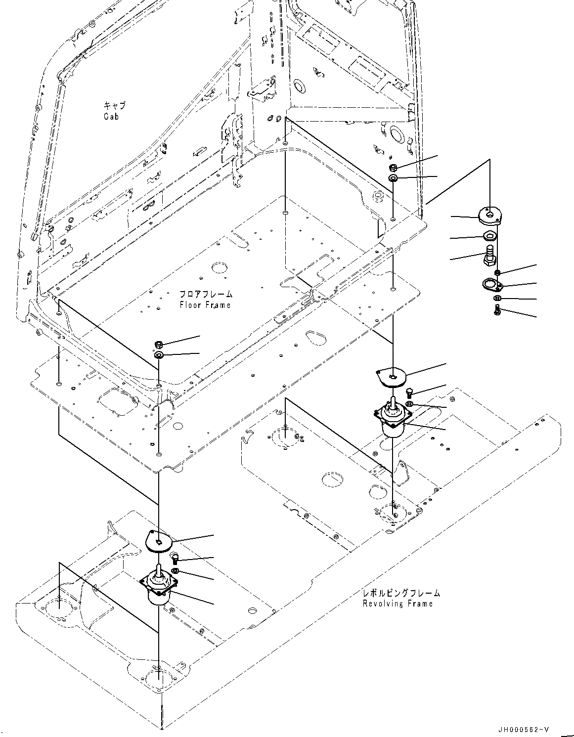 Excavators Komatsu / PC200-8 S/N 350001-UP(0000367C) / Floor Mounting (#350001-)(K060001 : K1120-001001)