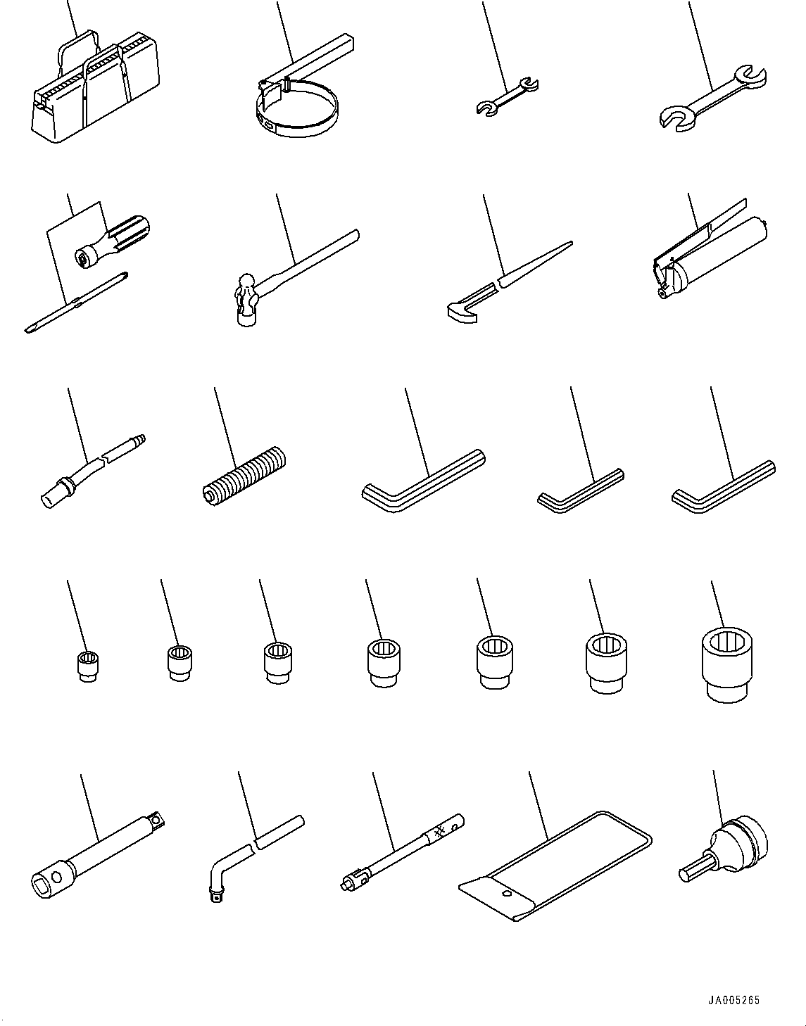 Excavators Komatsu / PC200-8 S/N 350001-UP(0000367C) / Tool (#350001-)(V006001 : V0300-002001)