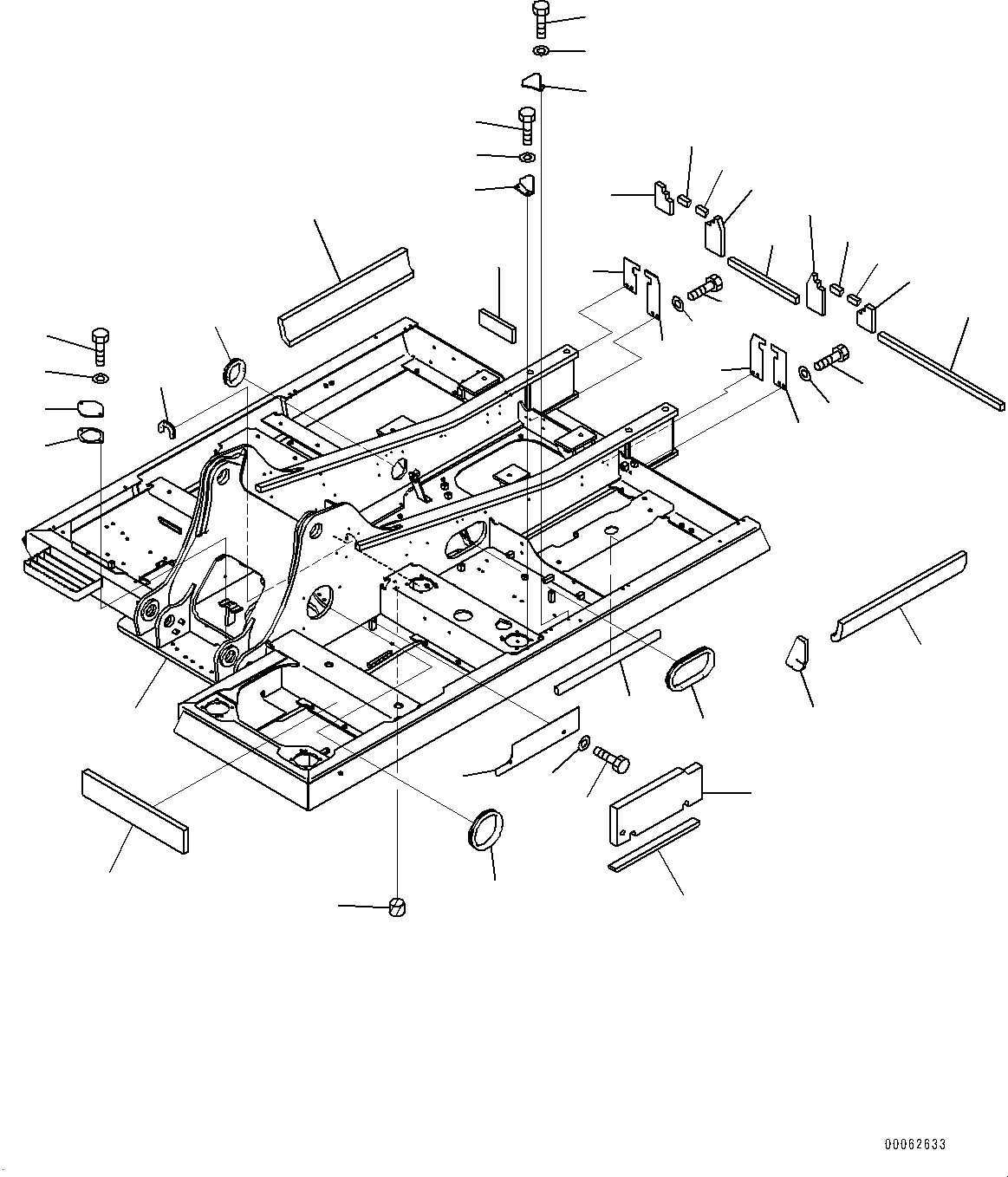 Excavators Komatsu / PC200LC-8 S/N 350001-UP(0000368c) / Revolving Frame (#350001-)(J002001 : J1110-005001)