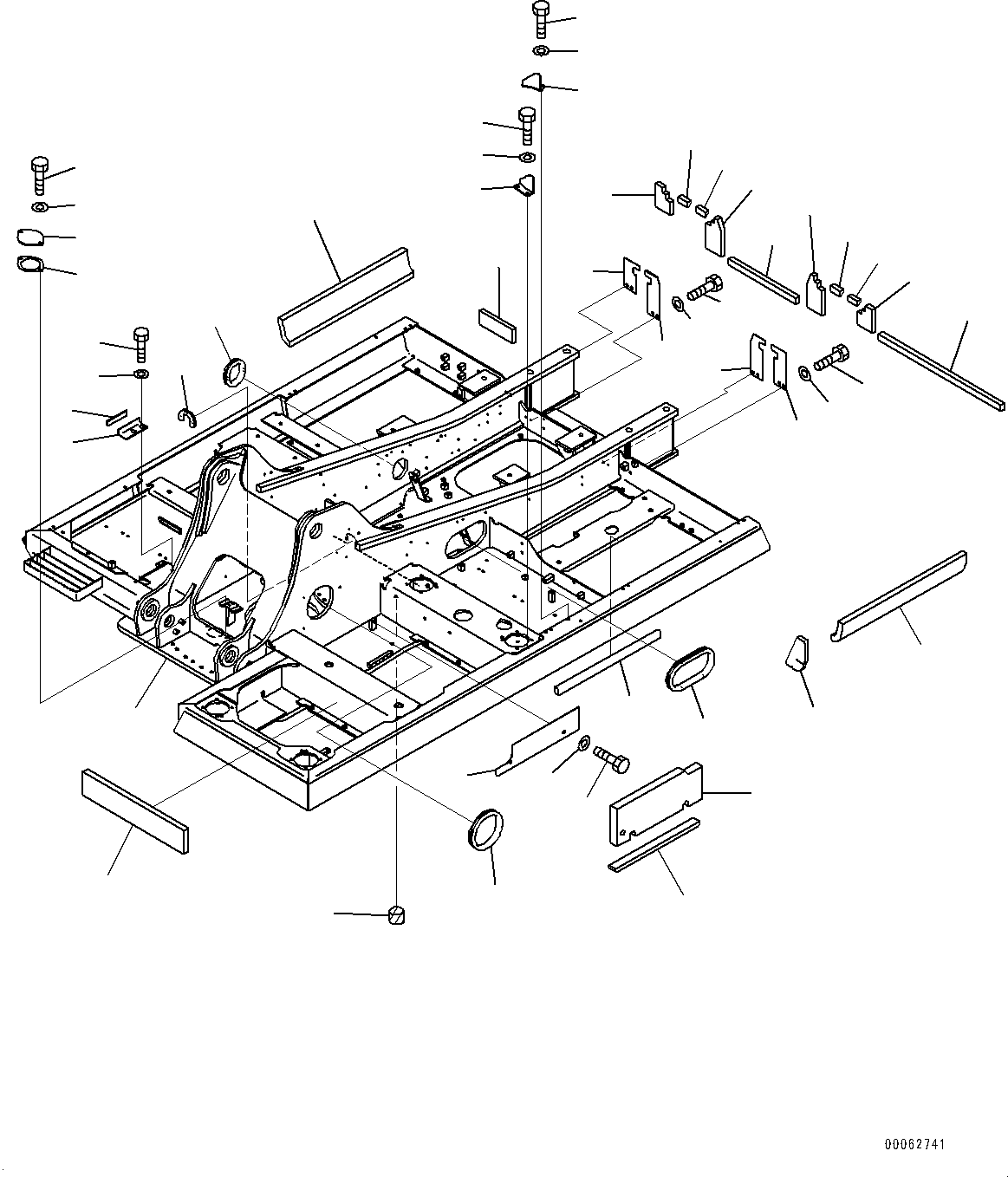 Excavators Komatsu / PC200LC-8 S/N 350001-UP(0000368c) / Revolving Frame (#350001-)(J004001 : J1110-009001)