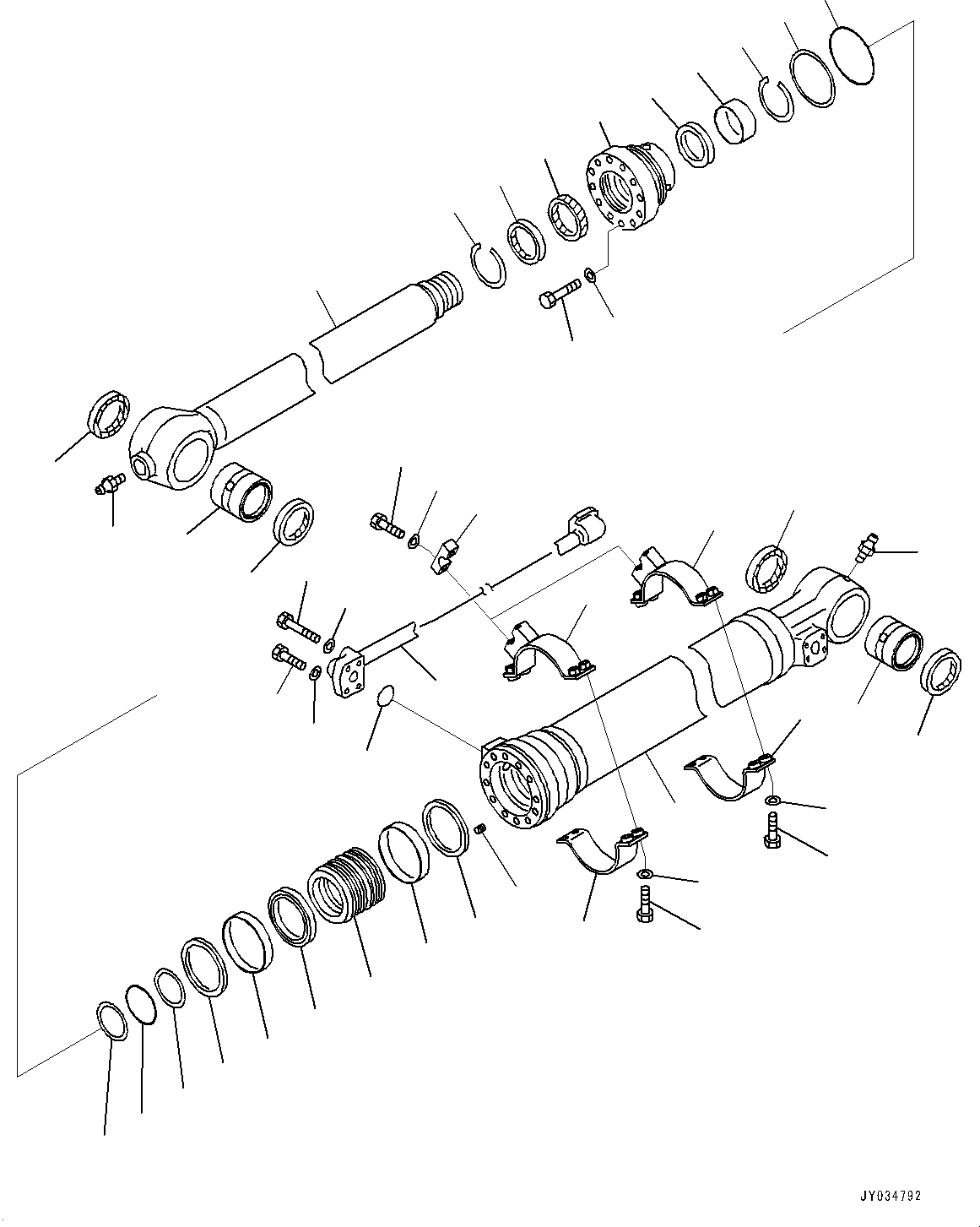 Excavators Komatsu / PC200LC-8 S/N 350001-UP(0000368c) / Arm, Bucket Link (#350001-)(T028003 : T1200-003003)