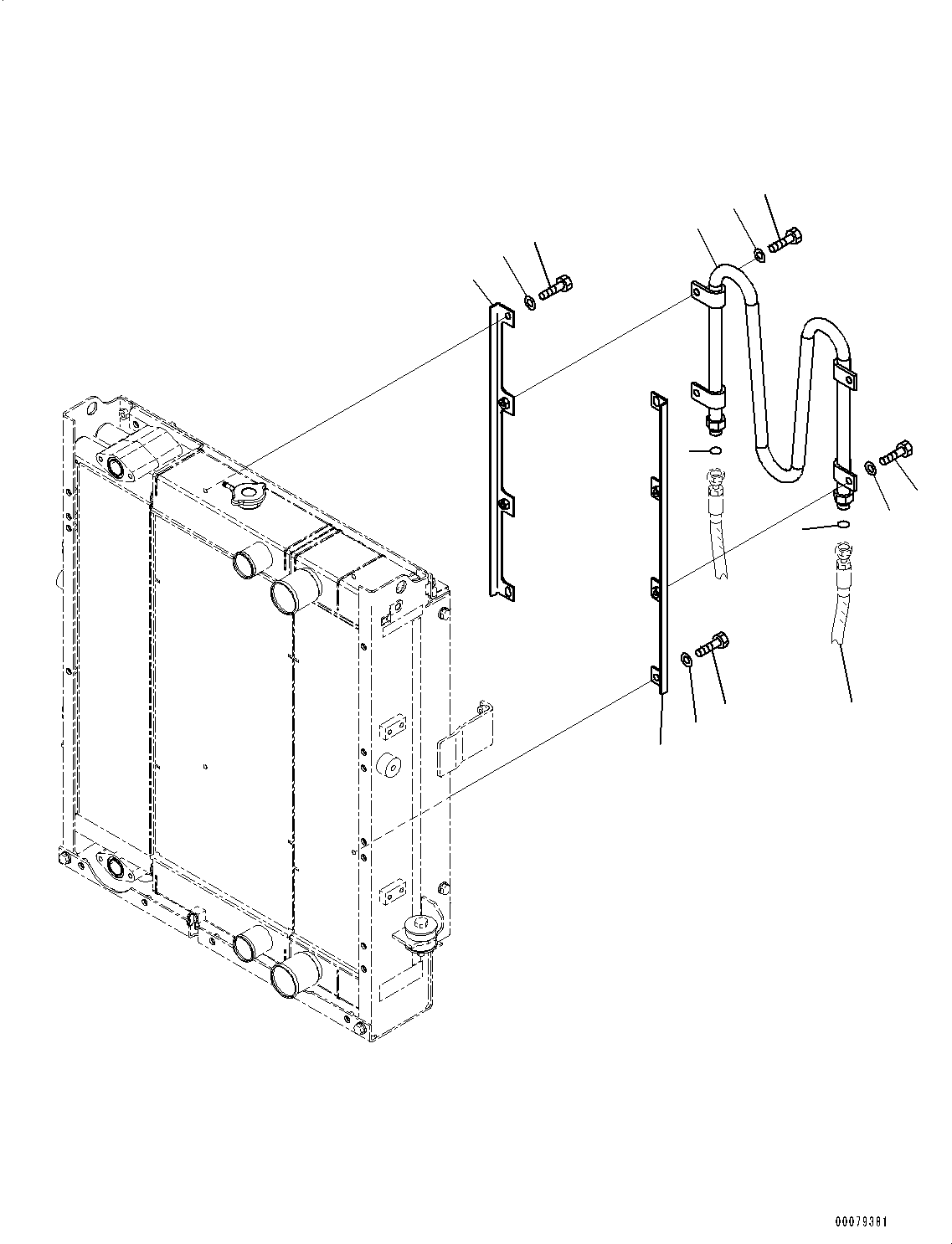 Wheel Loaders Komatsu / WA250PZ-6 S/N 75750-UP(0000384c) / Radiator, Related Parts (2/2) (#75750-)(C004010 : C0110-003009)
