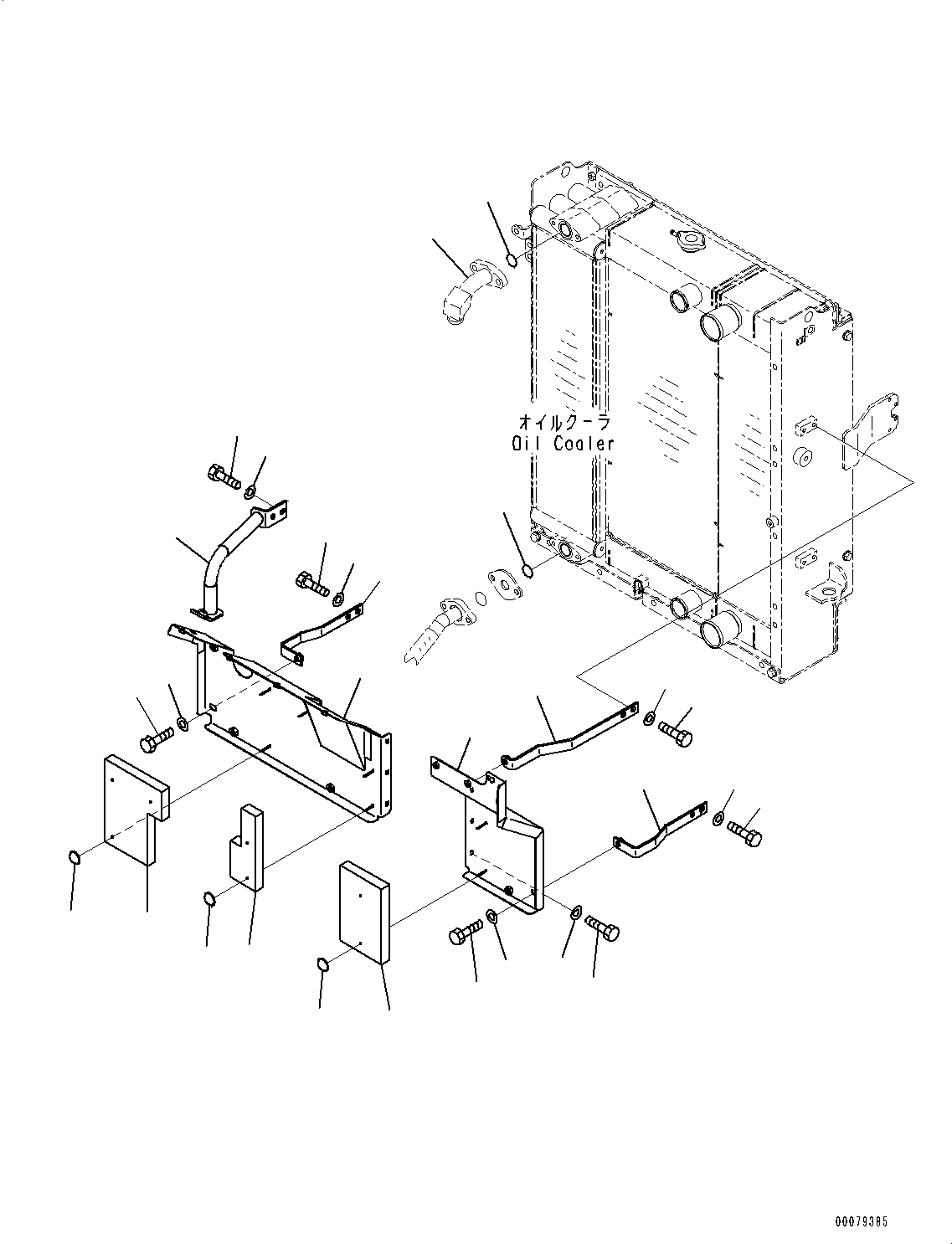 Wheel Loaders Komatsu / WA250PZ-6 S/N 75750-UP(0000384c) / Radiator, Cover (#75750-)(C003014 : C0110-004014)