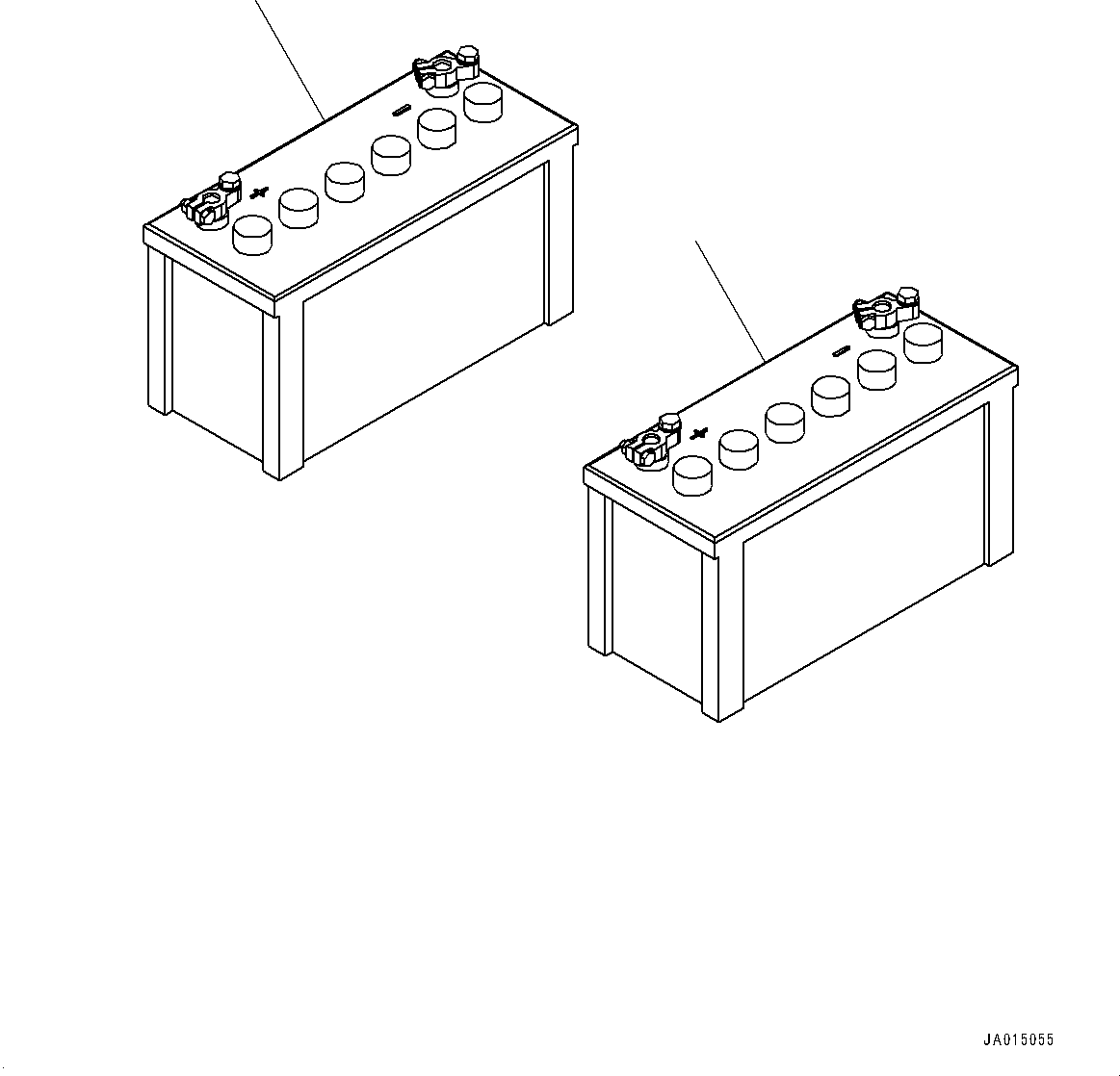 Wheel Loaders Komatsu / WA250PZ-6 S/N 75750-UP (For N.America)(0000386c) / Battery (#75750-)(E001001 : E0110-002001)