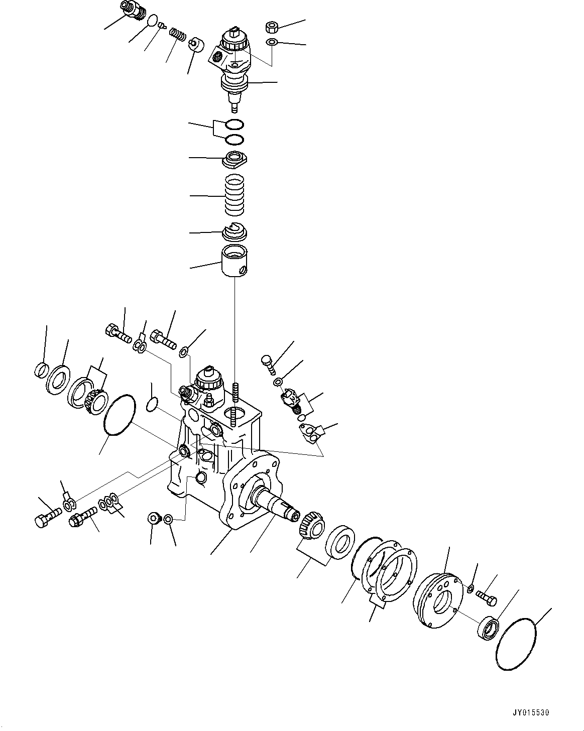 Engines Komatsu / SAA12V140E-3E S/N 502033-UP (For WA800-3E0)(0000400c) / Fuel Supply Pump, Inner Parts, R.H. (2/2) (#502310-)(D004006 : A4010-001004A)