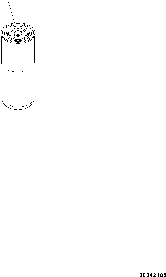 Engines Komatsu / SAA6D140E-5CR S/N 630276-UP (For HM400-2R)(0000402c) / Fuel Filter Cartridge (#630276-630674)(D008001 : A4119-001001)