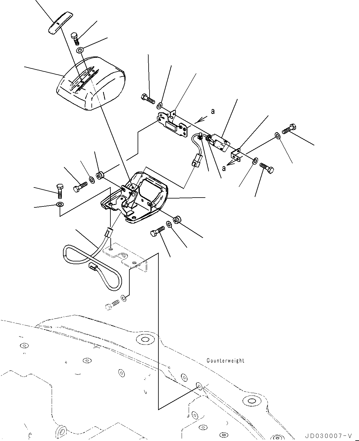 Excavators Komatsu / PC228USLC-8 S/N 50001-UP(0000411U) / Rearview Camera, With 1-camera(E014001 : E0450-001001)