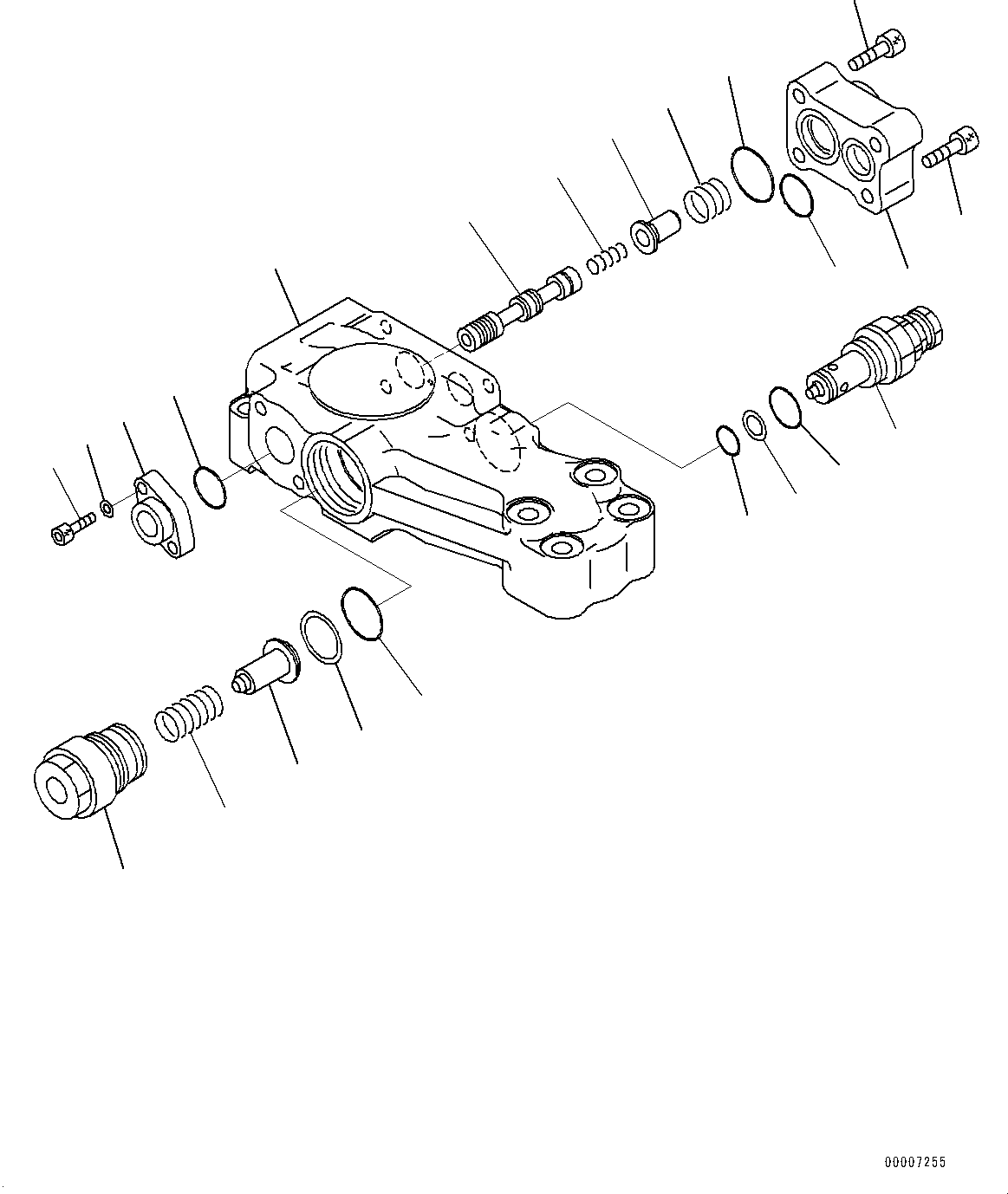 Komatsu parts book diagram for PC228USLC-8 S/N 50001-UP: ARM CYLINDER, WITH ANTI-DROP VALVE, BURST VALVE (#50001-50227)