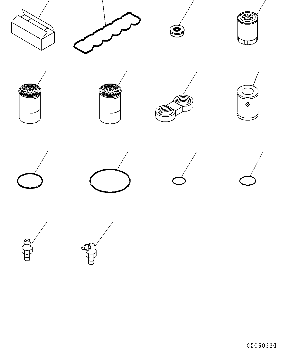 Excavators Komatsu / PC228USLC-8 S/N 50001-UP(0000411U) / Spare Parts(V001001 : V0100-001001)