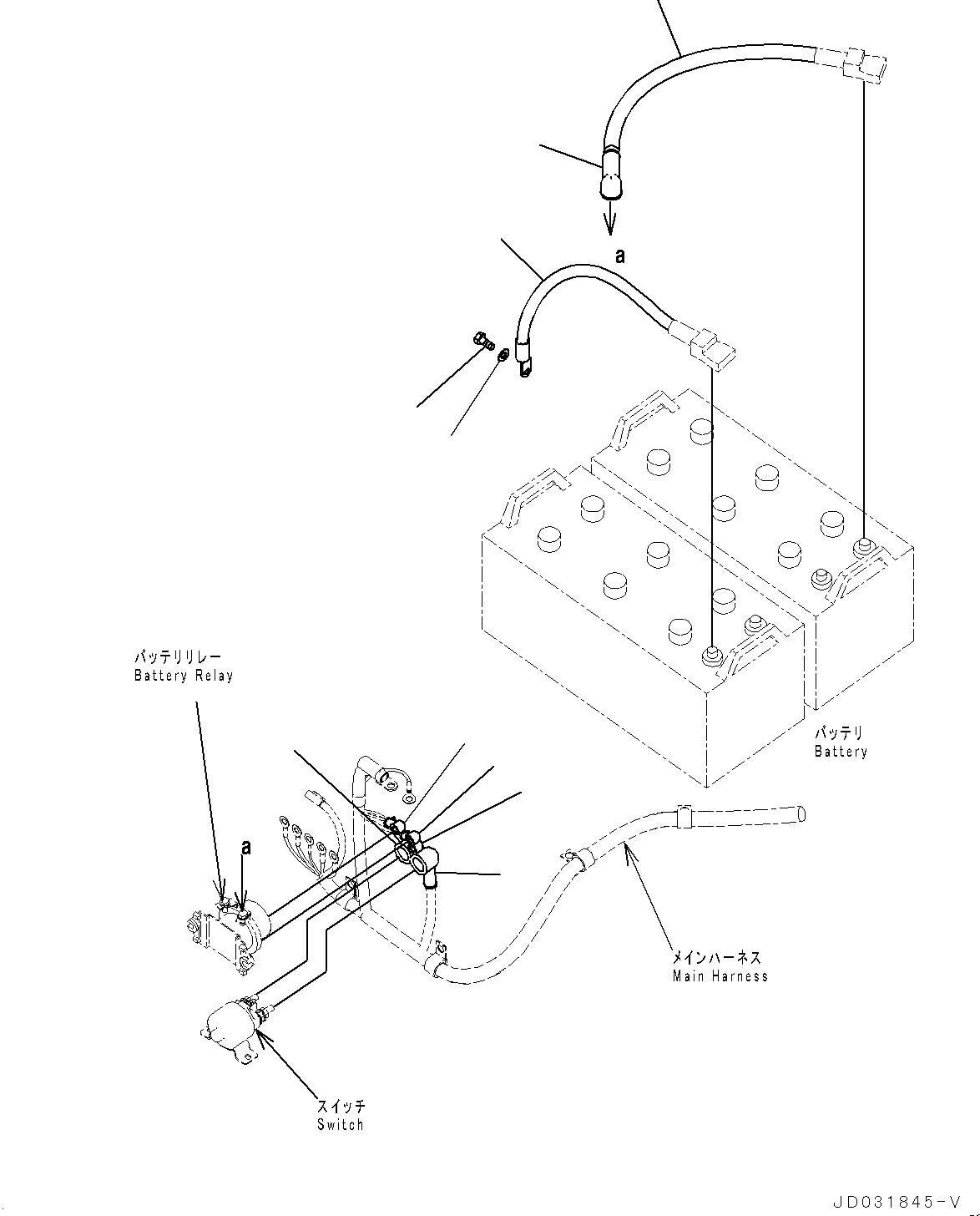Excavators Komatsu / PC600LC-8E0 S/N 65001-UP(0000415c) / Wiring Harness, Working Lamp, Front (#65001-)(E006006 : E0200-002006)