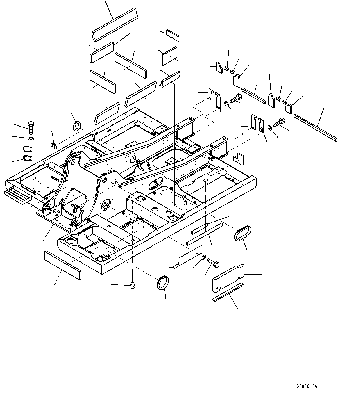 Komatsu parts book diagram for PC200LC-8E0 S/N 1118-UP (Hybrid Spec.): REVOLVING FRAME (#1118-)