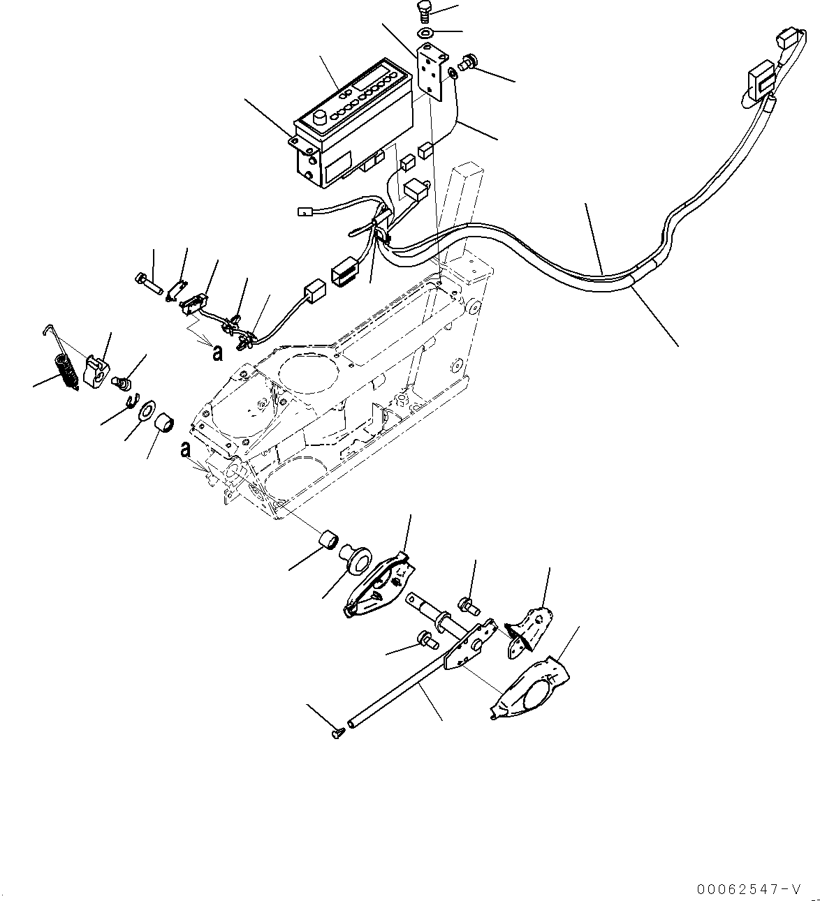 Komatsu parts book diagram for PC200LC-8E0 S/N 1118-UP (Hybrid Spec.): CAB, FLOOR, PPC LOCK LEVER AND RADIO (#1118-)