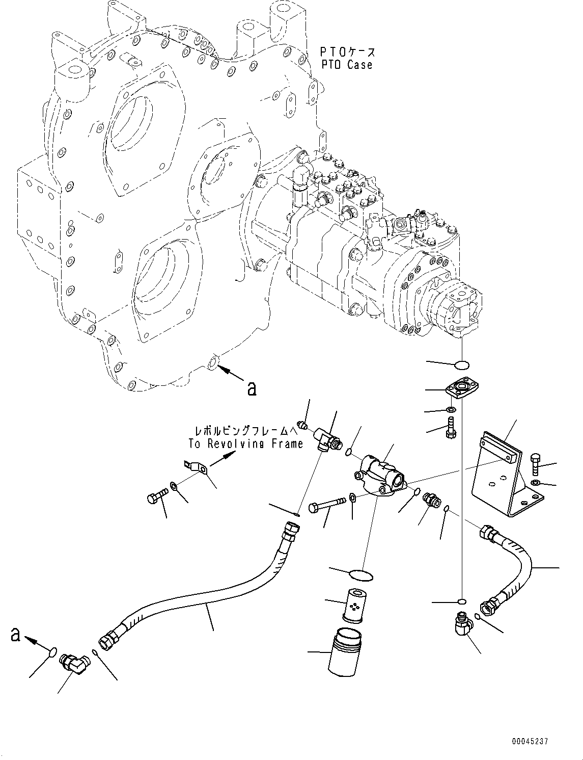 Excavators Komatsu / PC1250-8R S/N 35201-UP(0000430c) / PTO (Power Take Off), Suction Piping (#35201-)(B008003 : B0600-001003)