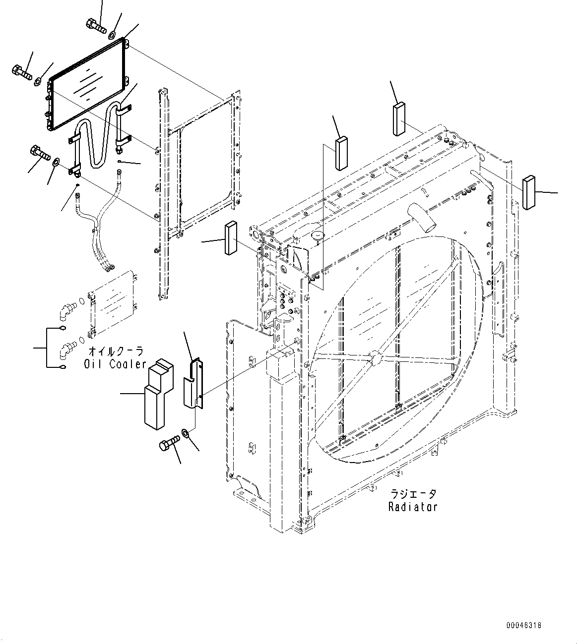 Excavators Komatsu / PC1250-8R S/N 35201-UP(0000430c) / Cooling System, Fuel Cooler and Condenser (#35201-)(C001014 : C0100-002011)