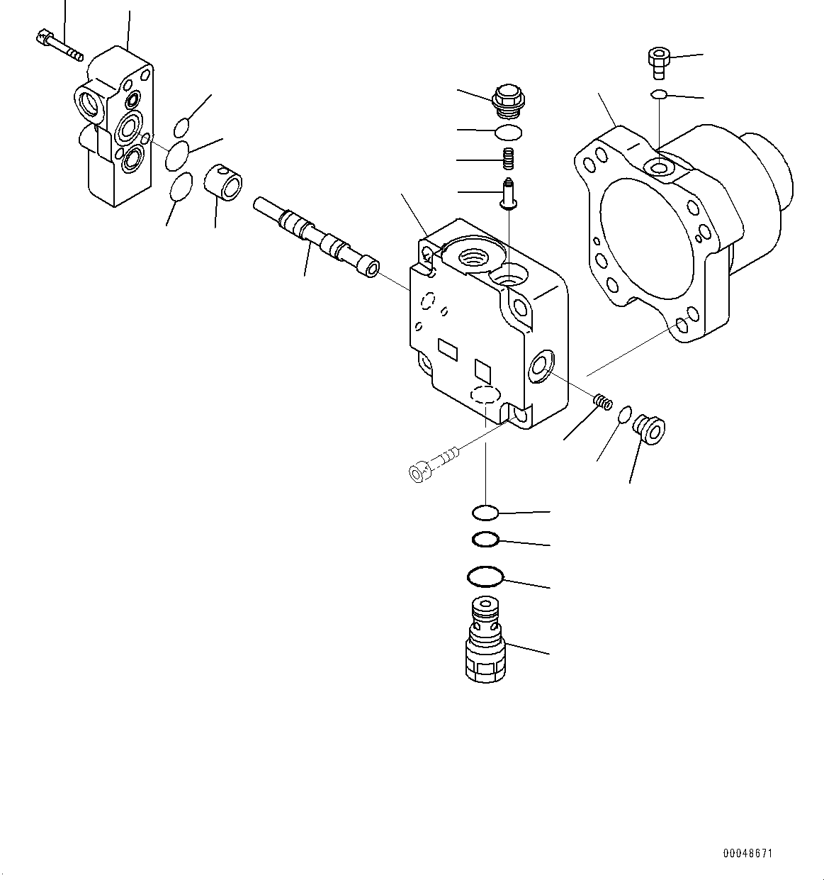 Excavators Komatsu / PC1250-8R S/N 35201-UP(0000430c) / Cooling System, Fan Motor (4/5) (#35201-)(C001016 : C0100-002013)