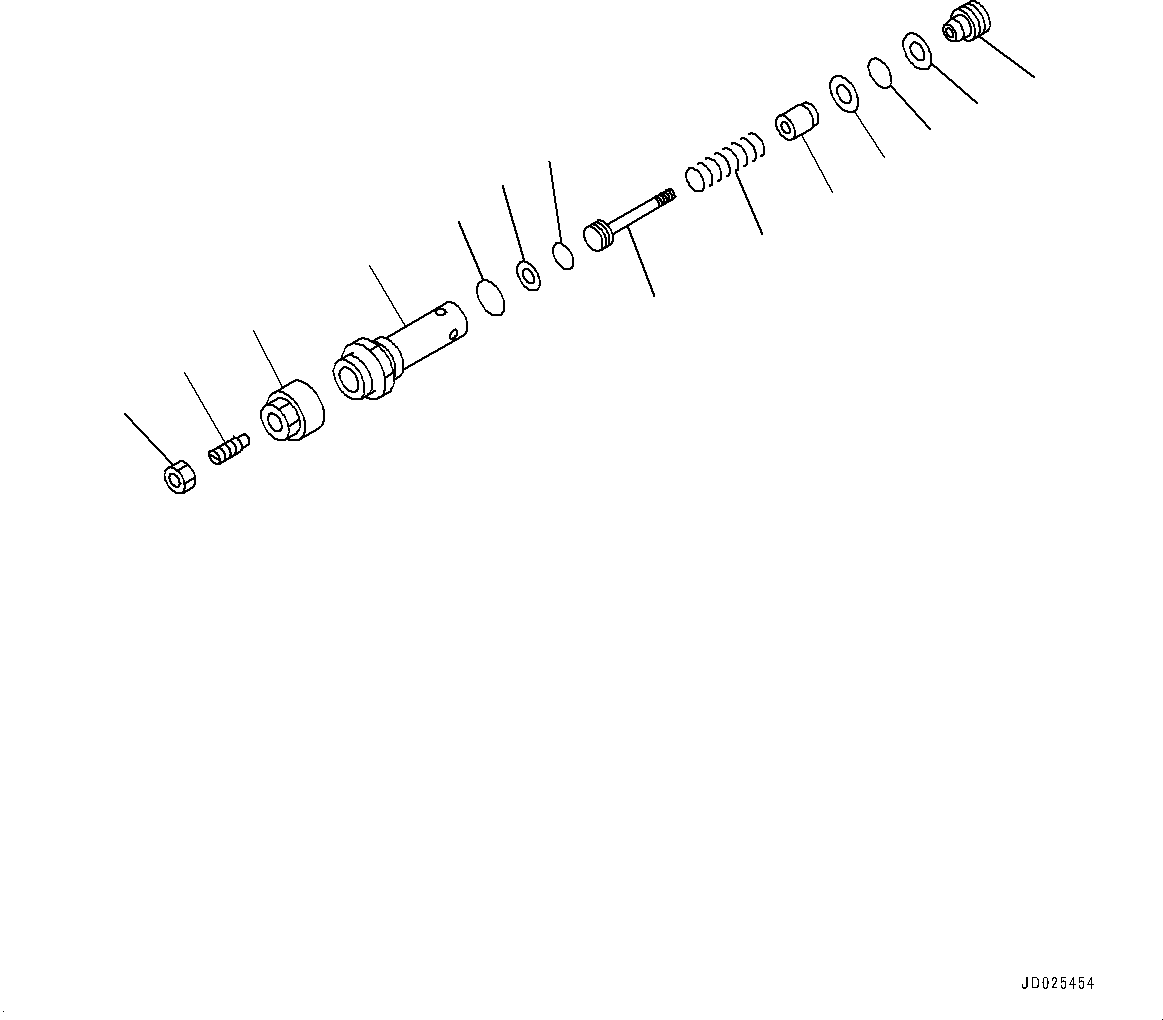 Excavators Komatsu / PC1250-8R S/N 35201-UP(0000430c) / Bottom Dump Cylinder, Relief Valve (#35201-)(T033004 : T1320-001004)