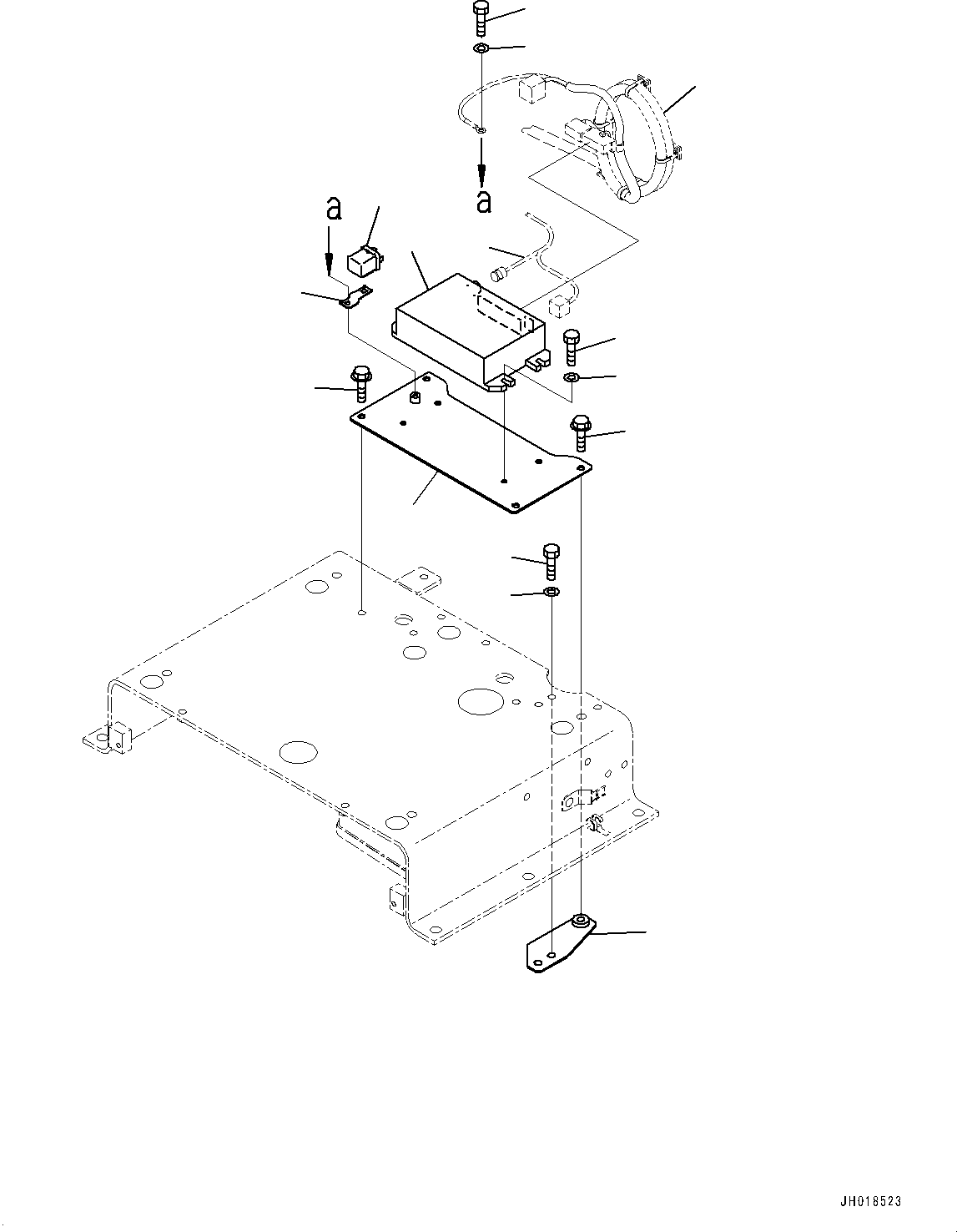 Excavators Komatsu / PC1250SP-8R S/N 35201-UP (Extreme Hot Area Arrangement)(0000433c) / Electric Controller (#35683-)(E009001 : E0250-007001)