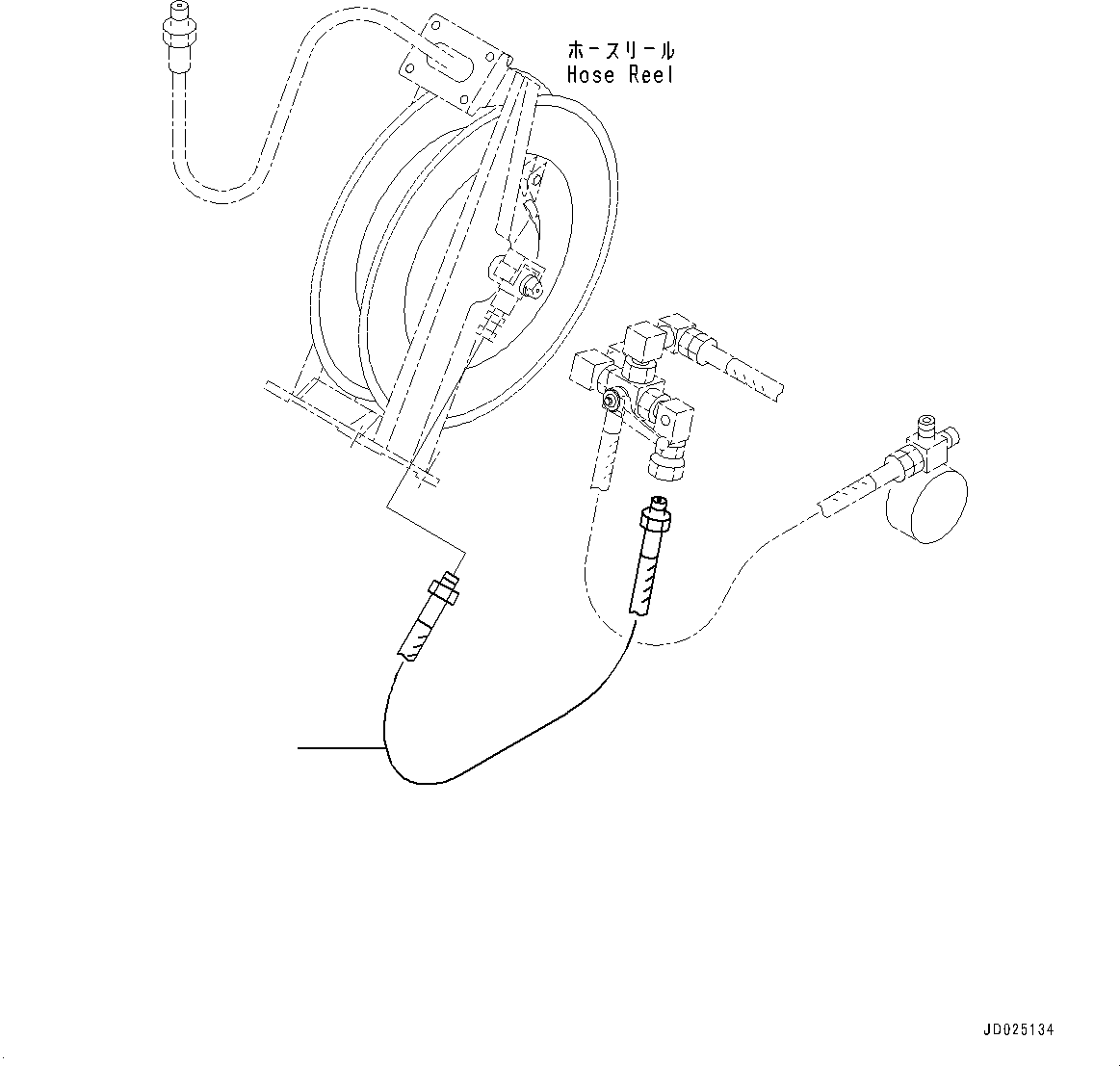 Excavators Komatsu / PC1250SP-8R S/N 35201-UP (Extreme Hot Area Arrangement)(0000433c) / Auto-greasing System, Hose (#35201-)(G006003 : G1010-002003)