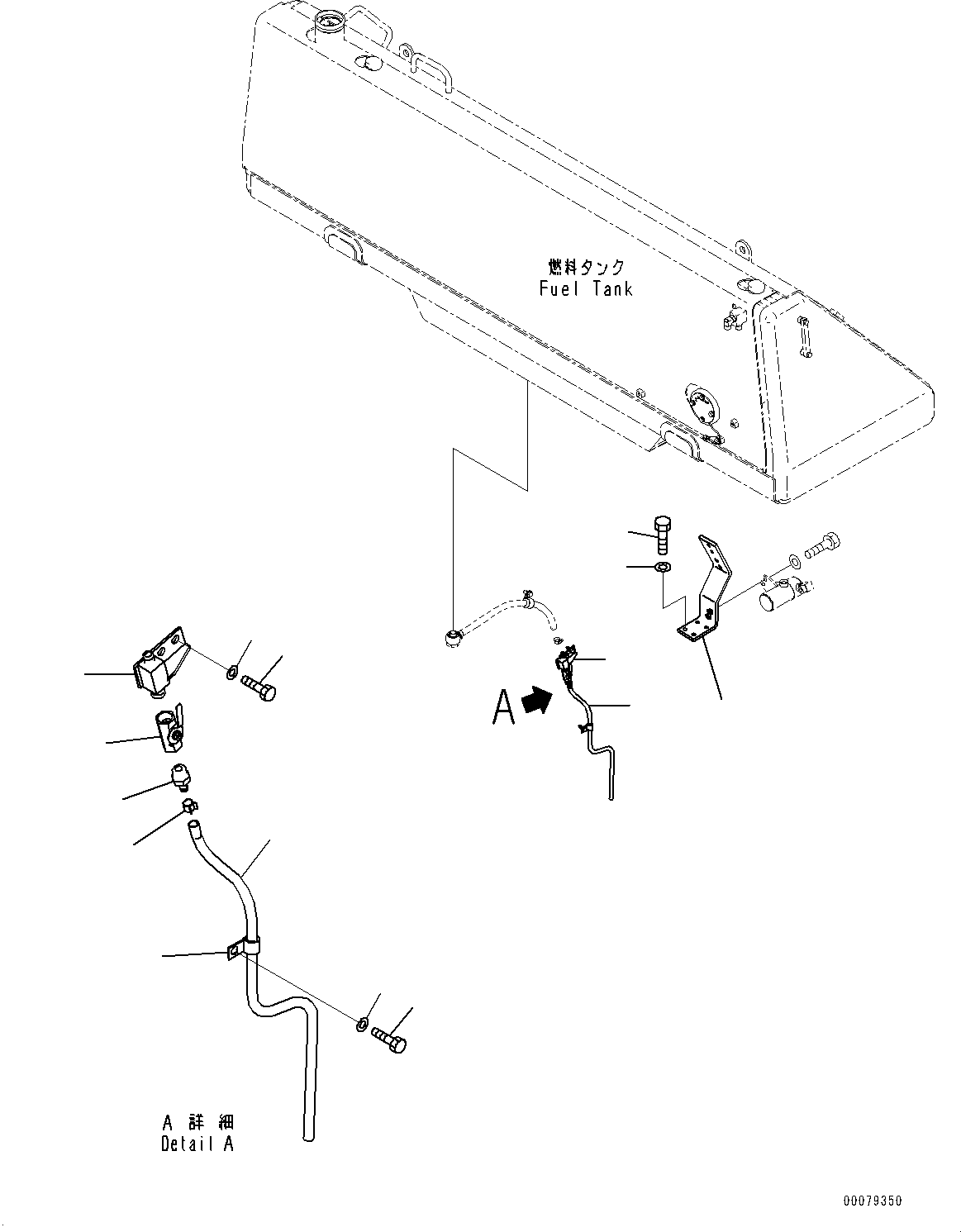 Bulldozers Komatsu / D475ASD-5E0 S/N 30147-UP(0000435c) / Fuel Piping, Fuel Piping Joint (#30147-)(D004004 : D0200-002003)