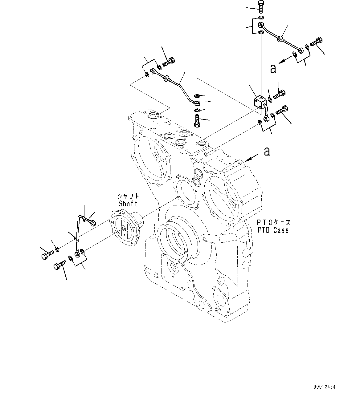 Bulldozers Komatsu / D475ASD-5E0 S/N 30147-UP(0000435c) / Power Train, PTO(Power Take Off) Gear and Piping (#30147-)(F002006 : F2300-001006)