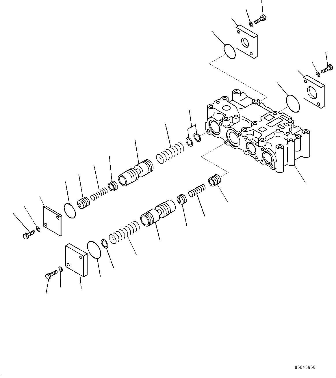 Bulldozers Komatsu / D475ASD-5E0 S/N 30147-UP(0000435c) / Power Train, Torque Converter Valve (1/3) (#30147-)(F002007 : F2300-001007)