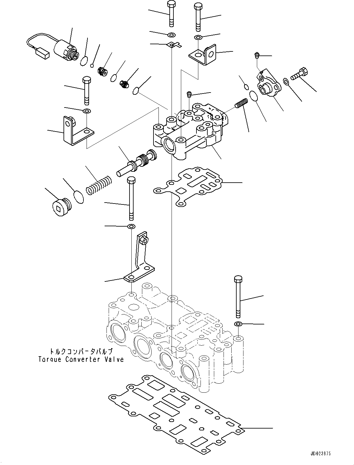 Bulldozers Komatsu / D475ASD-5E0 S/N 30147-UP(0000435c) / Power Train, Torque Converter Valve (3/3) (#30147-)(F002009 : F2300-001009)