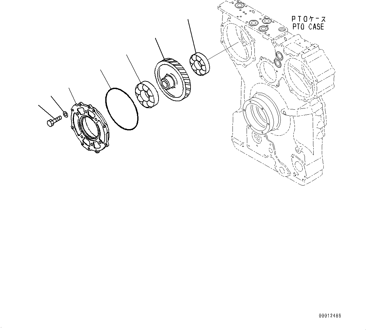 Bulldozers Komatsu / D475ASD-5E0 S/N 30147-UP(0000435c) / Power Train, Inner Parts, Charge Pump (#30147-)(F002010 : F2300-001010)