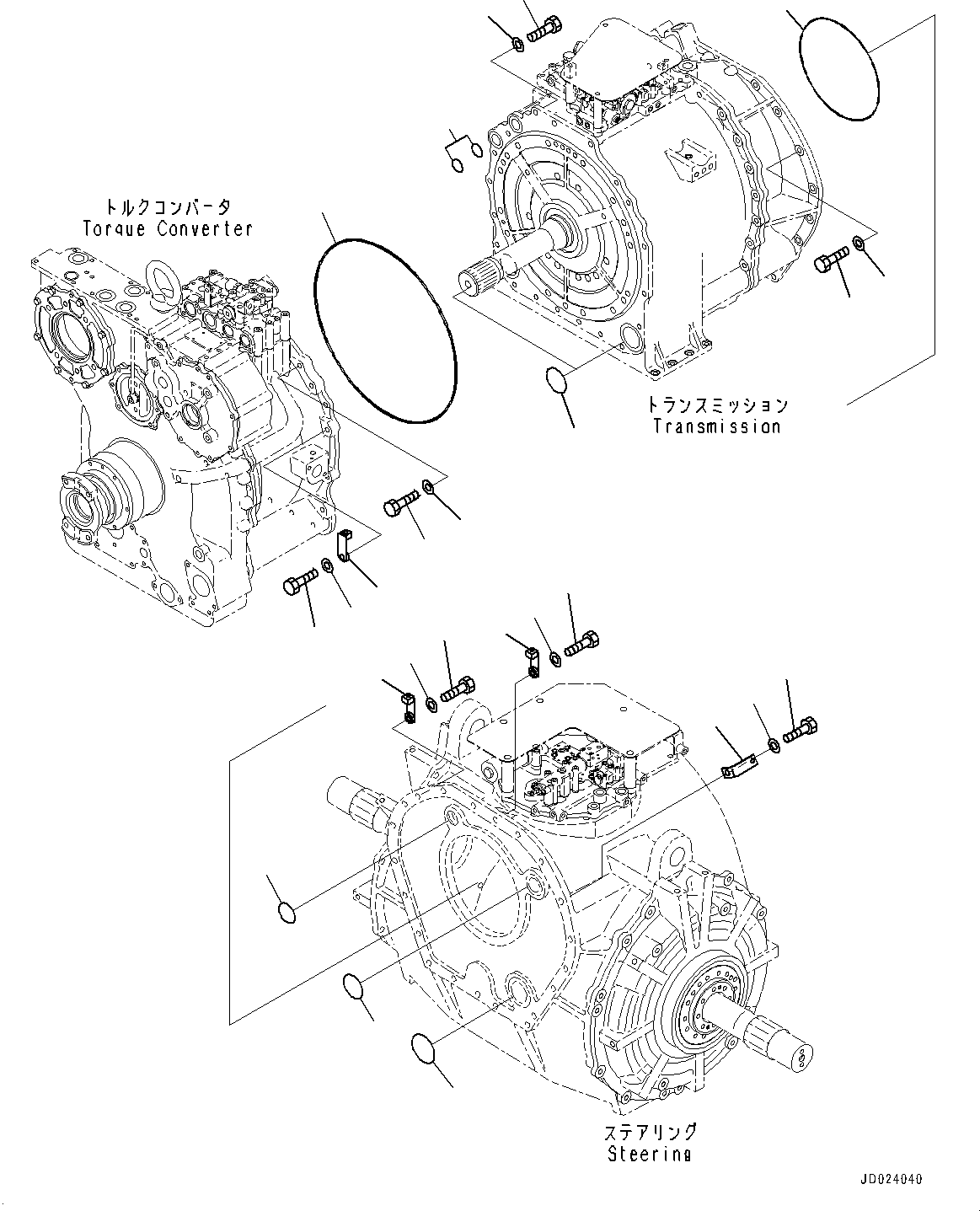 Bulldozers Komatsu / D475ASD-5E0 S/N 30147-UP(0000435c) / Power Train, Tank (#30147-)(F002032 : F2300-001032)