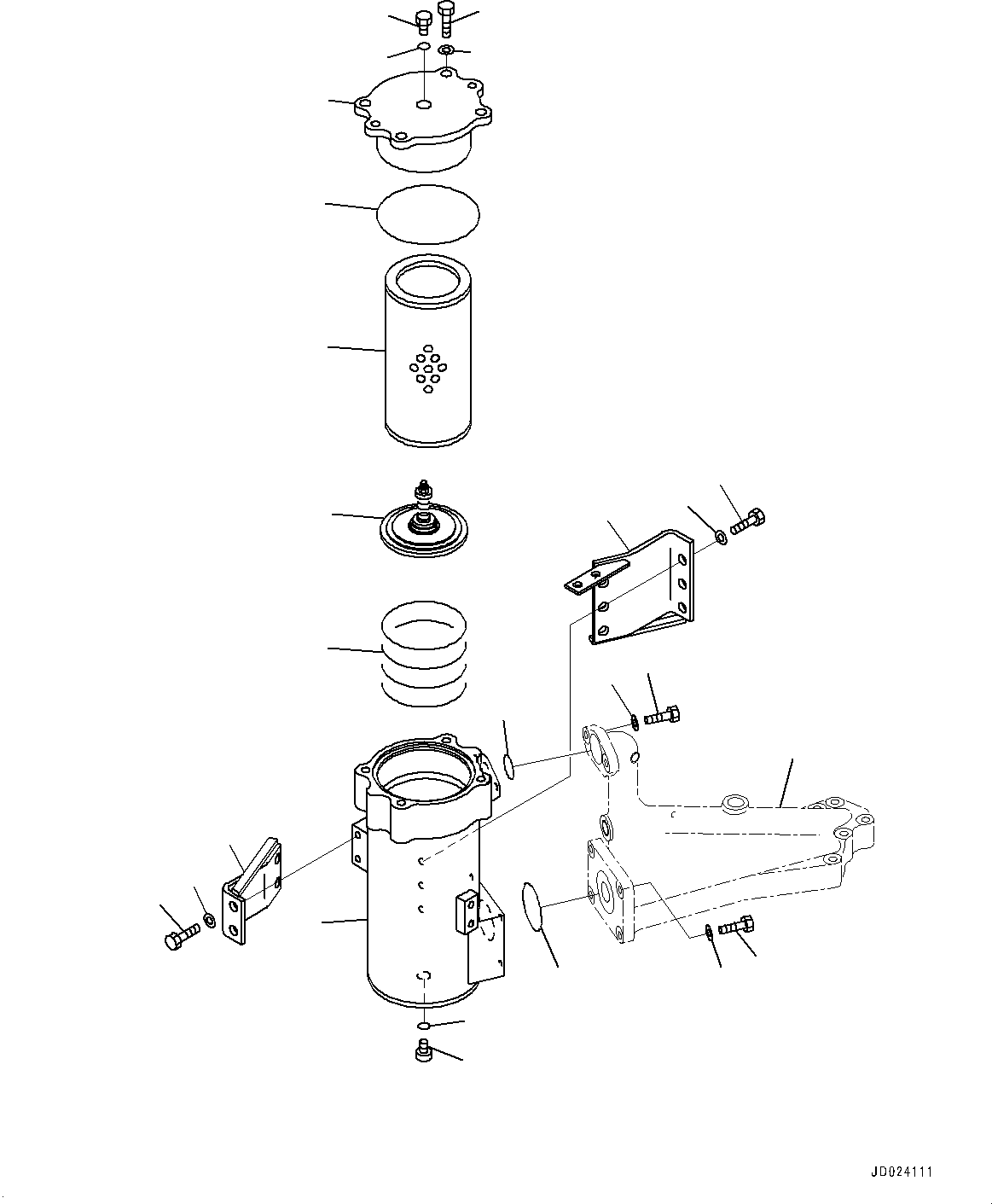 Bulldozers Komatsu / D475ASD-5E0 S/N 30147-UP(0000435c) / Power Train, Inner Parts, Scavenging Pump (#30147-)(F002041 : F2300-001041)