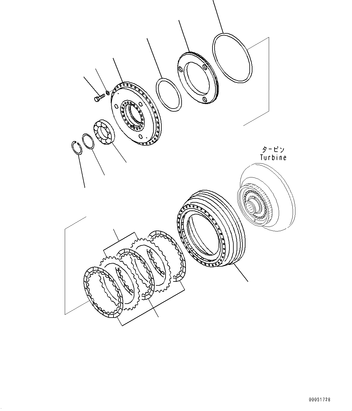 Bulldozers Komatsu / D475ASD-5E0 S/N 30147-UP (Mining  Spec.)(0000437c) / Power Train, Case (#30147-)(F002003 : F2300-001003)