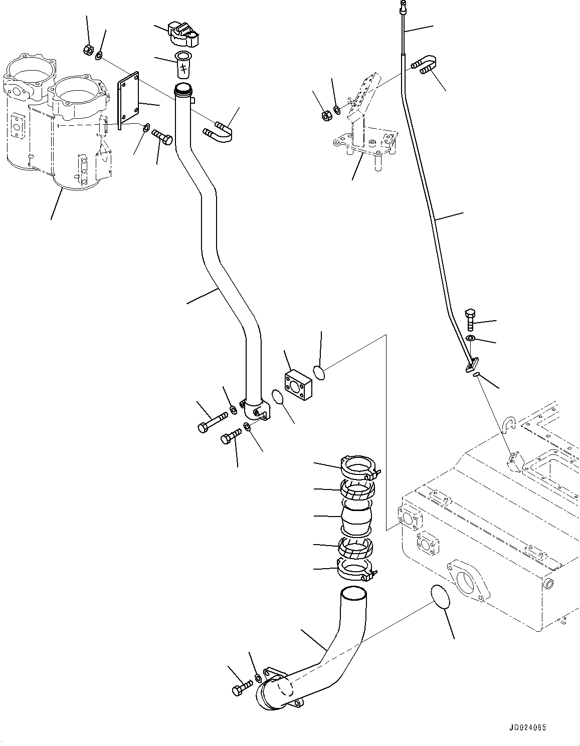 Bulldozers Komatsu / D475ASD-5E0 S/N 30147-UP (Mining  Spec.)(0000437c) / Power Train, Inner Parts, Gear Pump (#30147-)(F002035 : F2300-001035)