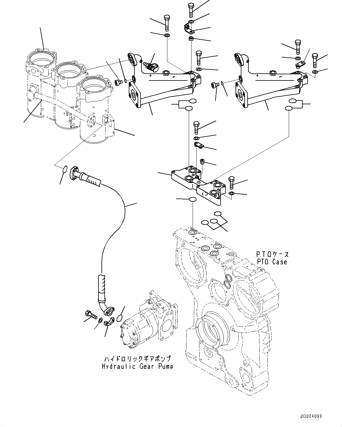 Bulldozers Komatsu / D475ASD-5E0 S/N 30147-UP (Mining  Spec.)(0000437c) / Power Train, Filter (1/2) (#30147-)(F002039 : F2300-001039)