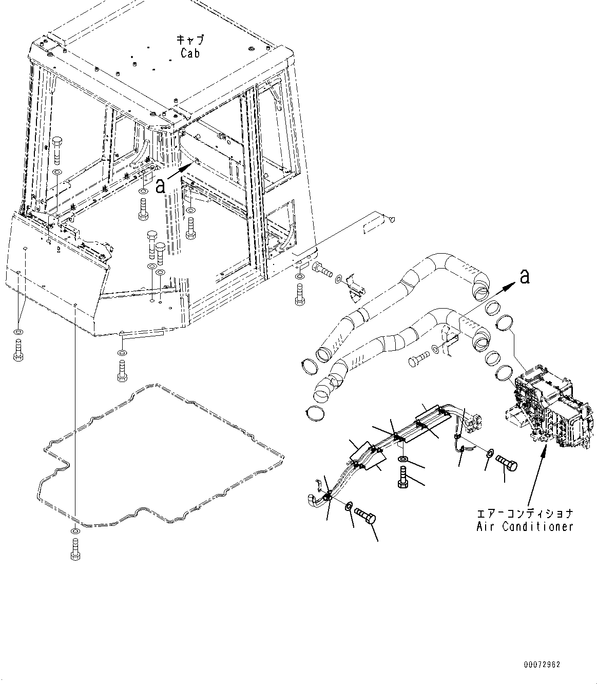 Wheel Dozers Komatsu / WD600-6 S/N 55004-UP(0000441c) / Floor, Mounting (#55004-)(K015036 : K4010-005036)