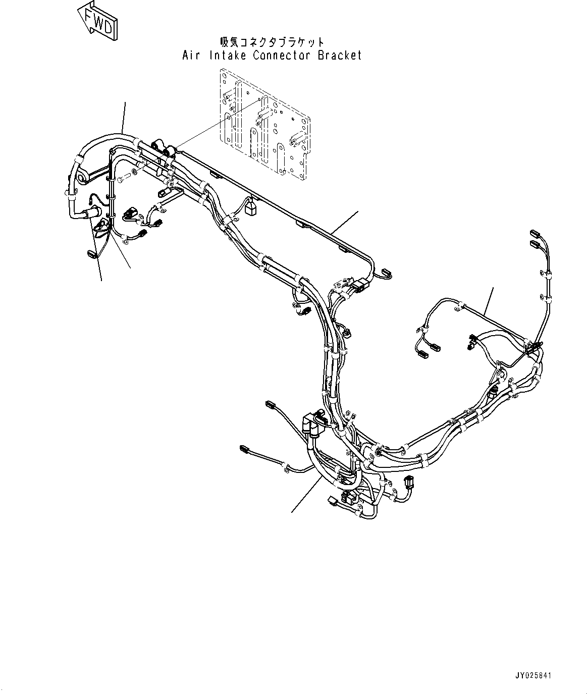 Engines Komatsu / SAA6D170E-5CR S/N 610911-UP (For PC1250-8R/PC1250SP-8R)(0000443c) / Wiring Harness (#610911-)(F005001 : A6810-001001)