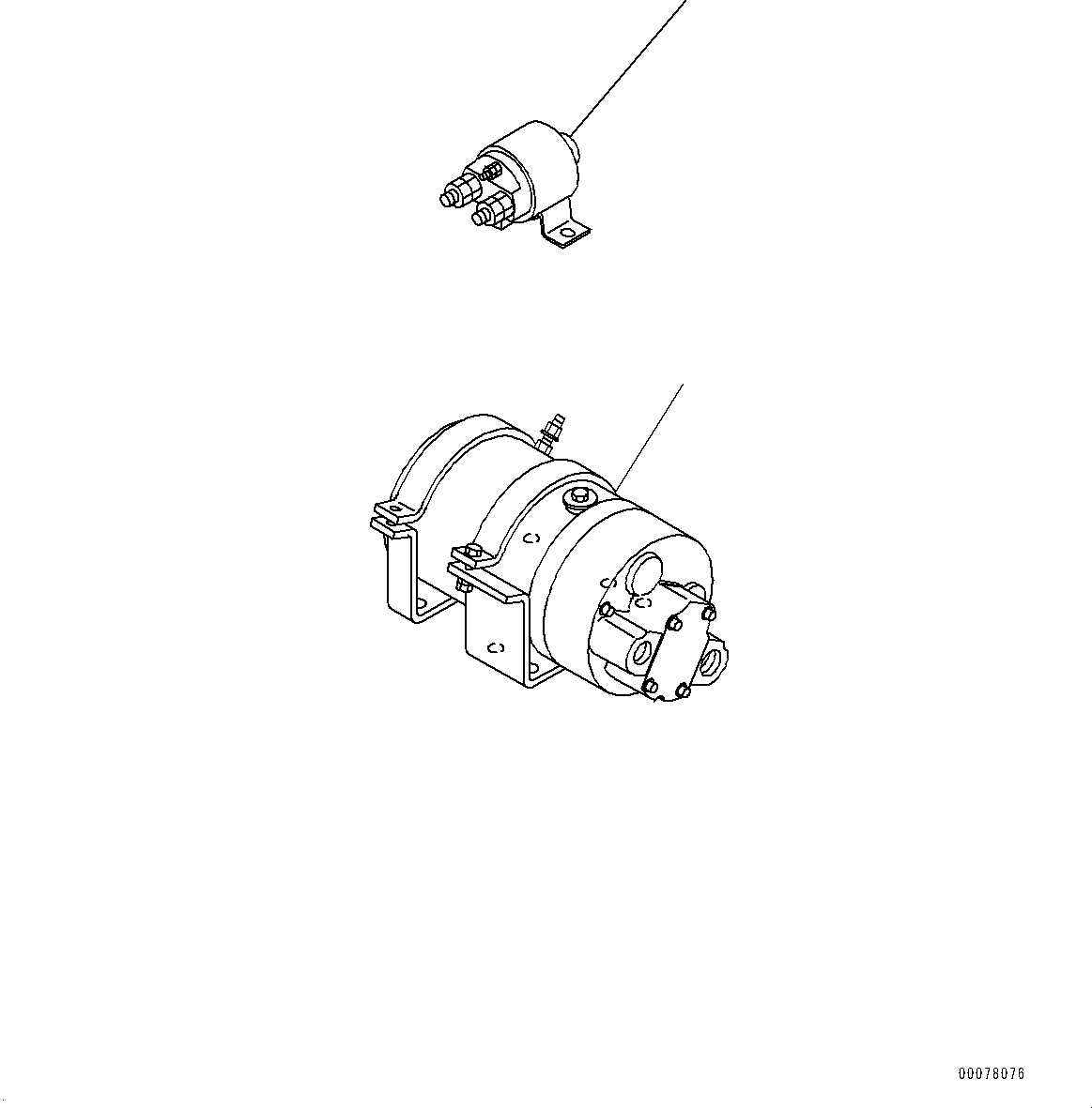 Komatsu parts book diagram for SAA6D170E-5EE S/N 610984-UP (For D375A-6R): EXHAUST MUFFLER PIPING (#610984-)