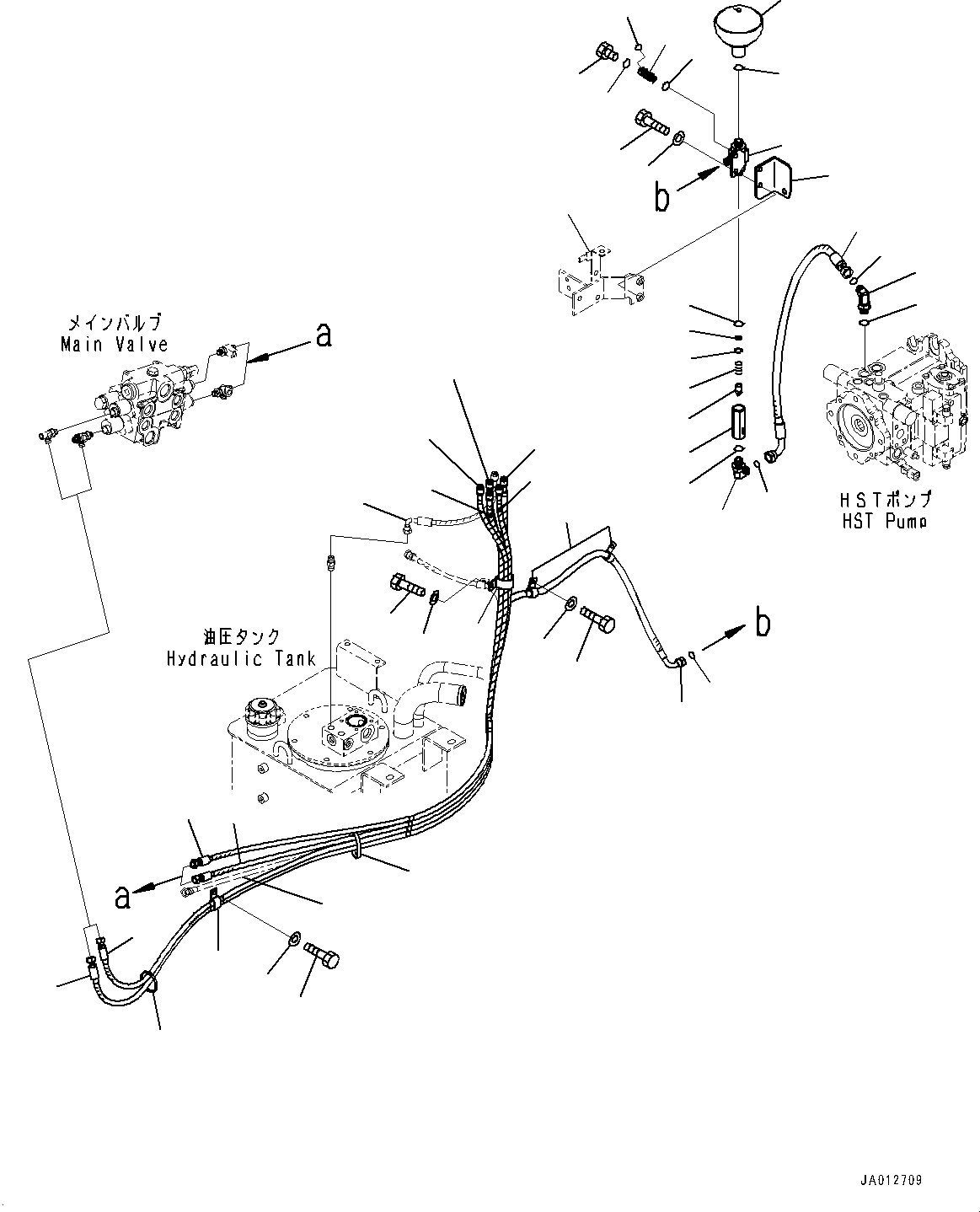 Wheel Loaders Komatsu / WA250-6 S/N 75053-UP(0000453c) / Hydraulic Piping, Valve (#75053-)(H016013 : H4200-003011)