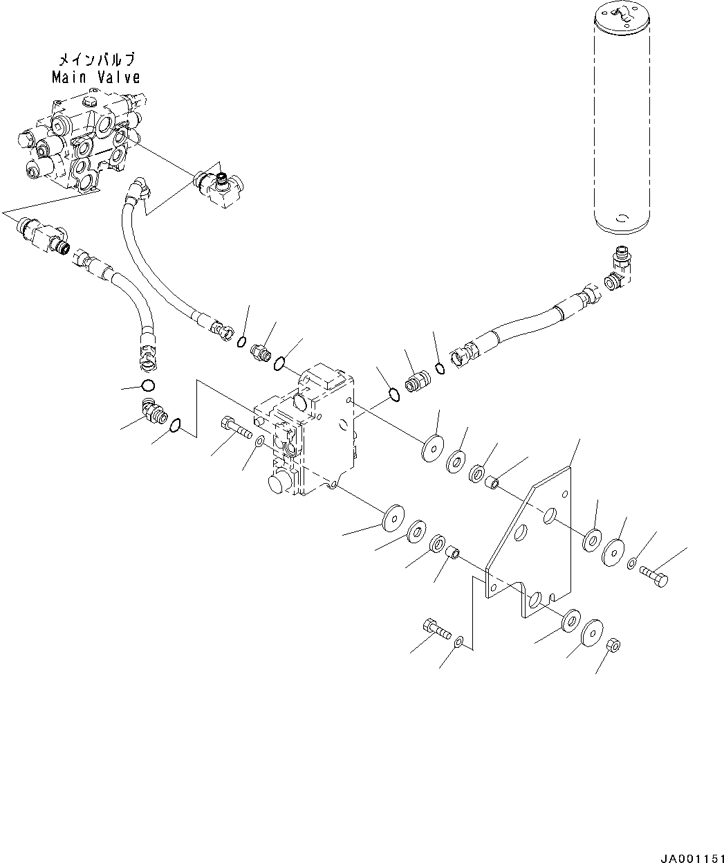 Wheel Loaders Komatsu / WA250-6 S/N 75053-UP(0000453c) / Hydraulic Piping, Related Parts (2/2) (#75053-)(H016014 : H4200-003012)