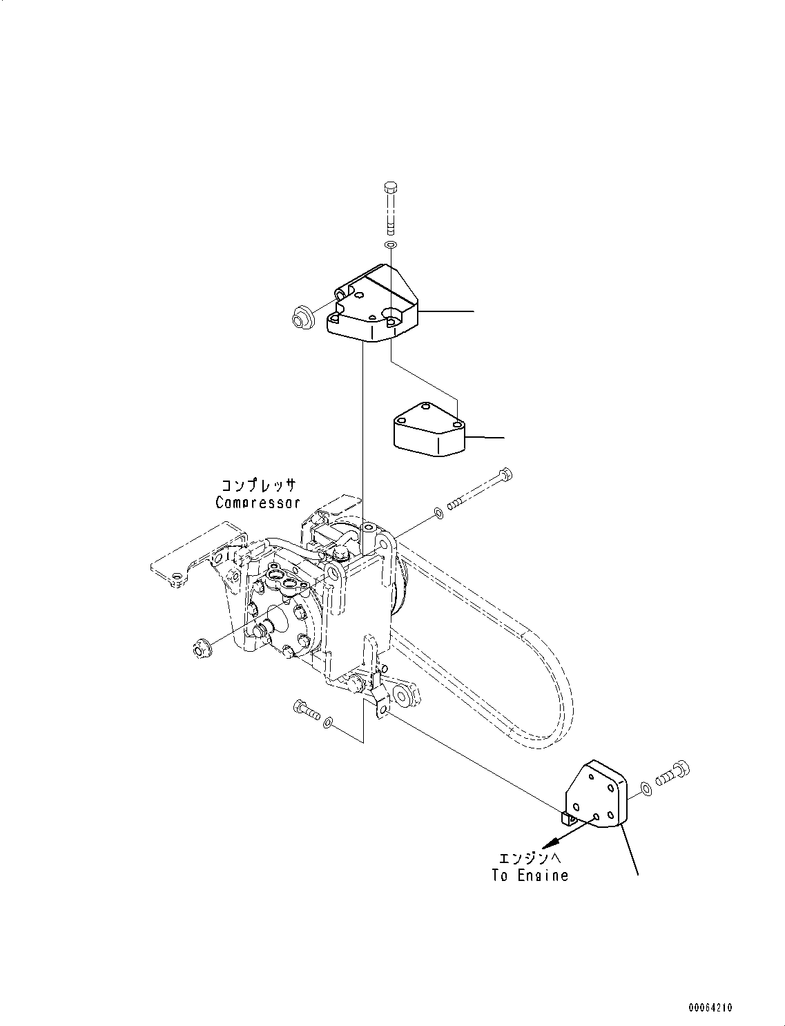 Wheel Loaders Komatsu / WA250-6 S/N 75053-UP (North America Standard Machine)(0000454c) / Engine Related Parts (#75053-)(B001001 : A9999-501001)