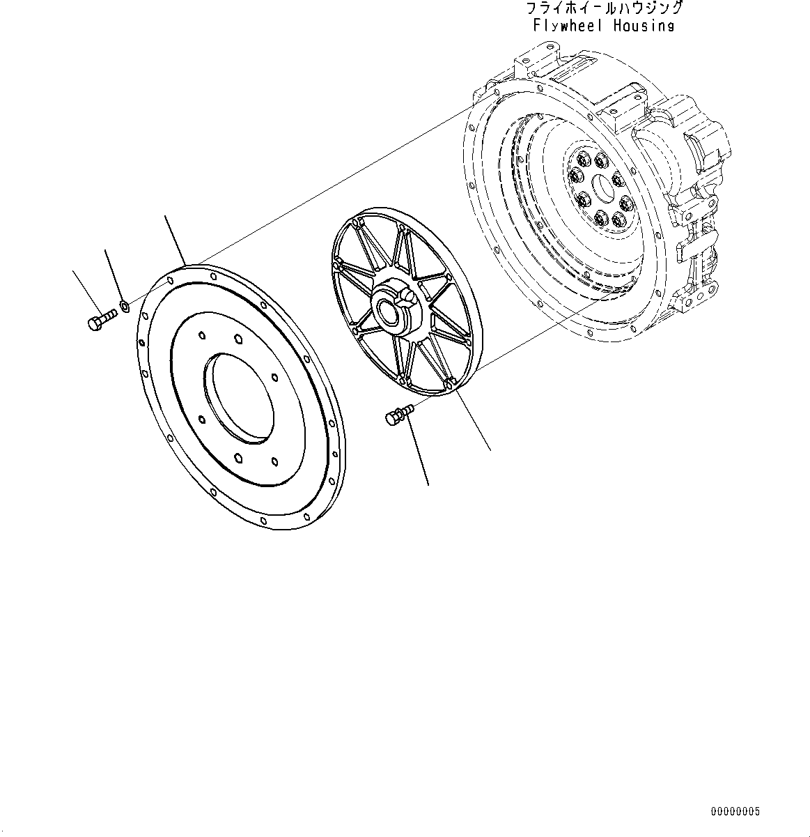 Wheel Loaders Komatsu / WA250-6 S/N 75053-UP (North America Standard Machine)(0000454c) / Damper (#75053-)(B010001 : B0600-001001)