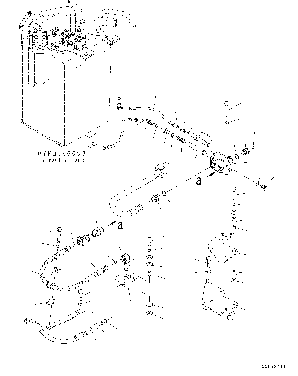 Wheel Loaders Komatsu / WA250-6 S/N 75053-UP (North America Standard Machine)(0000454c) / Hydraulic Oil Pump, Inner Parts, Hydraulic Oil Pump (1/4) (#75053-)(H008001 : H0210-001001)