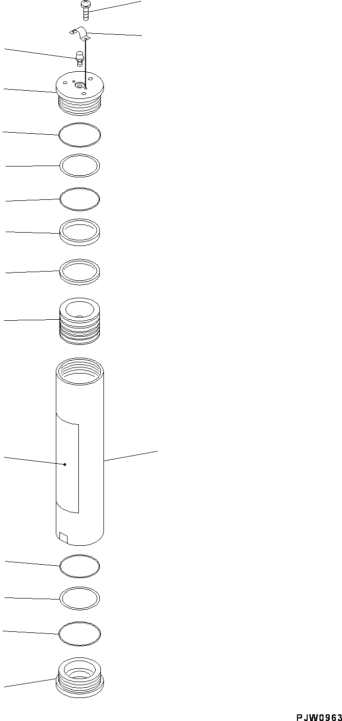 Wheel Loaders Komatsu / WA250-6 S/N 75053-UP (North America Standard Machine)(0000454c) / Hydraulic Piping, Accumulator (#75053-)(H014015 : H4200-003013)