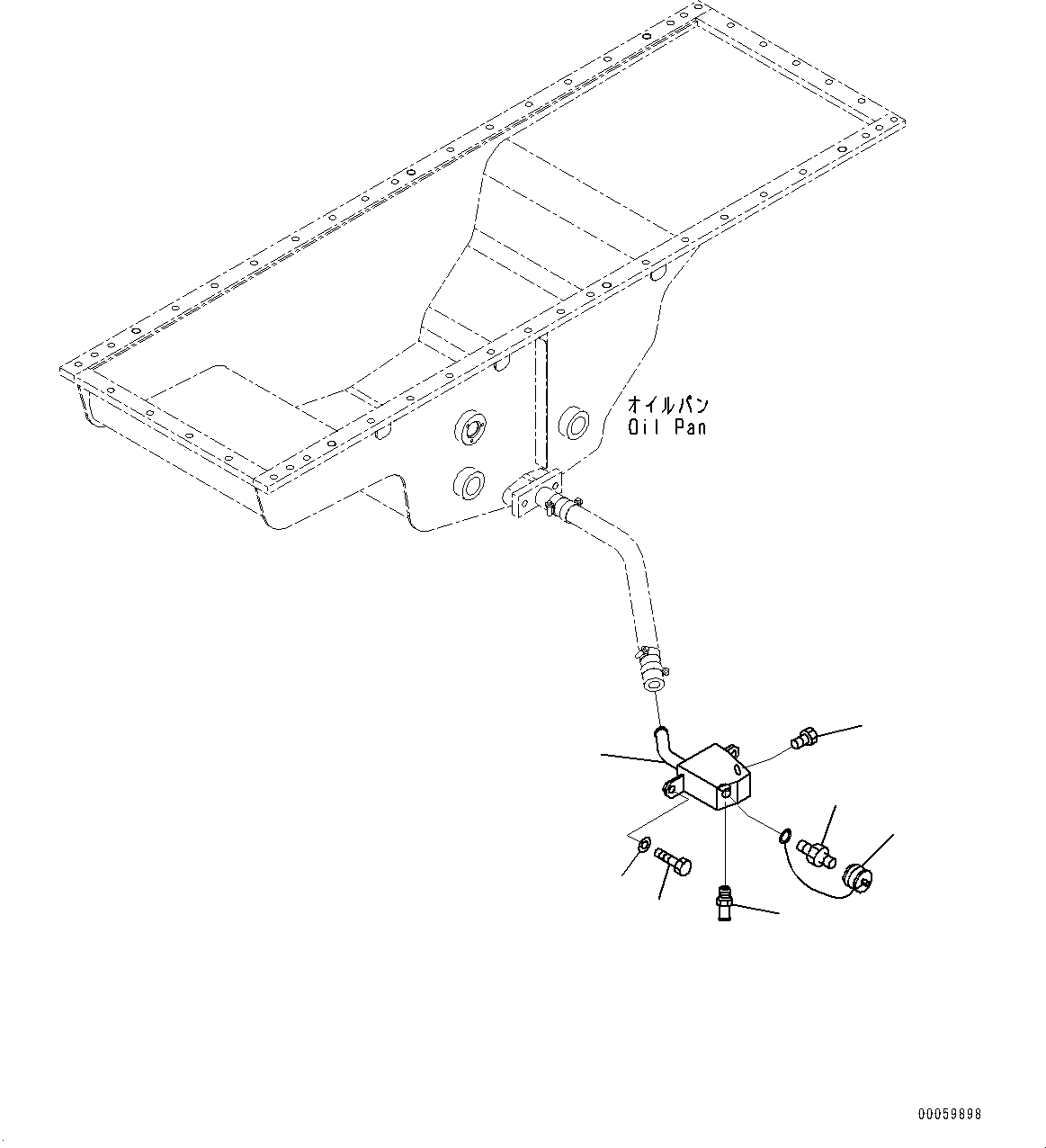 Wheel Loaders Komatsu / WA600-6 S/N 60638-UP(0000455c) / Fuel Tank, Mounting (#60638-)(D002004 : D0100-003004)